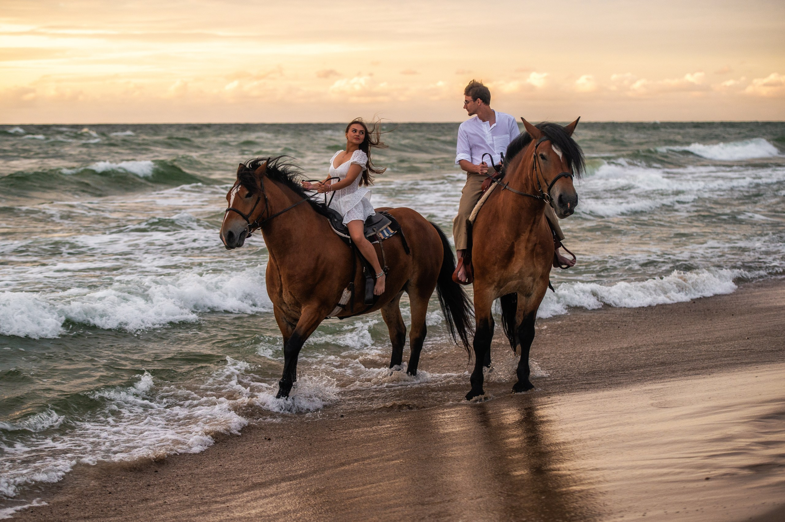 Побережье Балтийского моря. Фотограф с лошадьми в Калининграде Татьяна Ларина