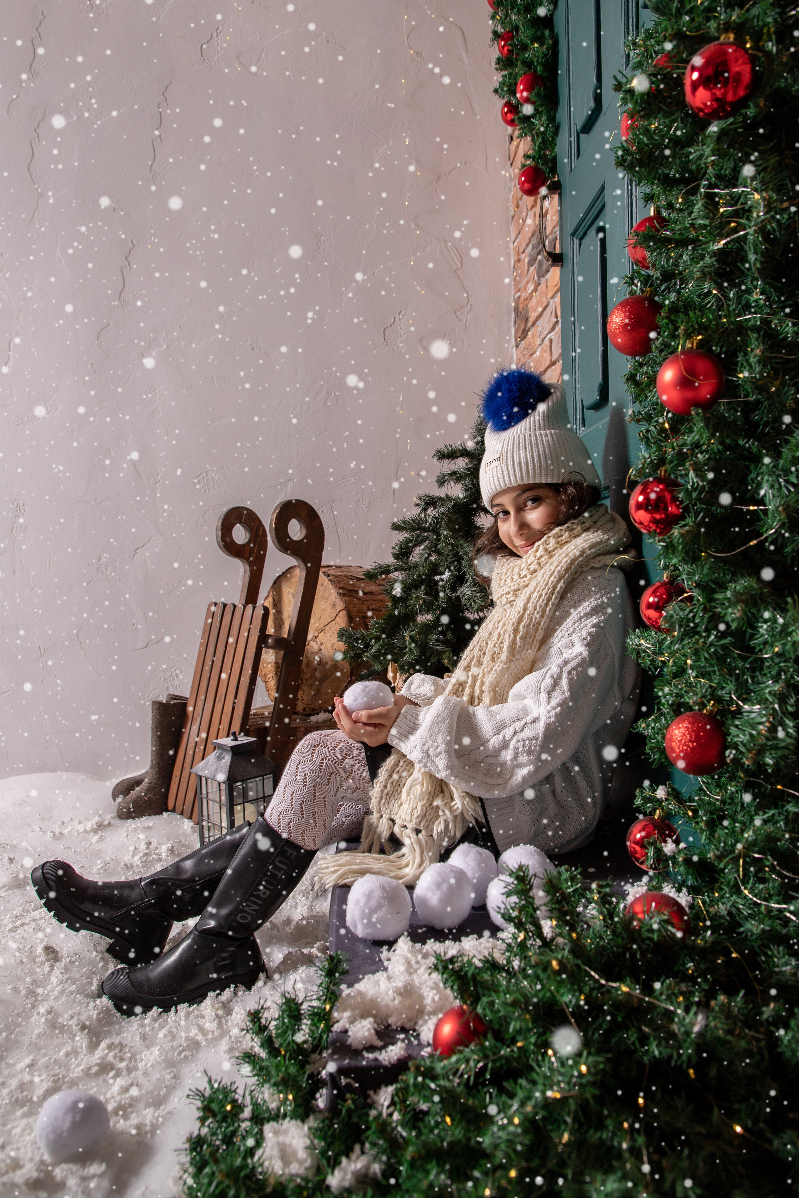 Новогодняя Фотосессия в Студии. Свадебный фотограф в Сочи Наири