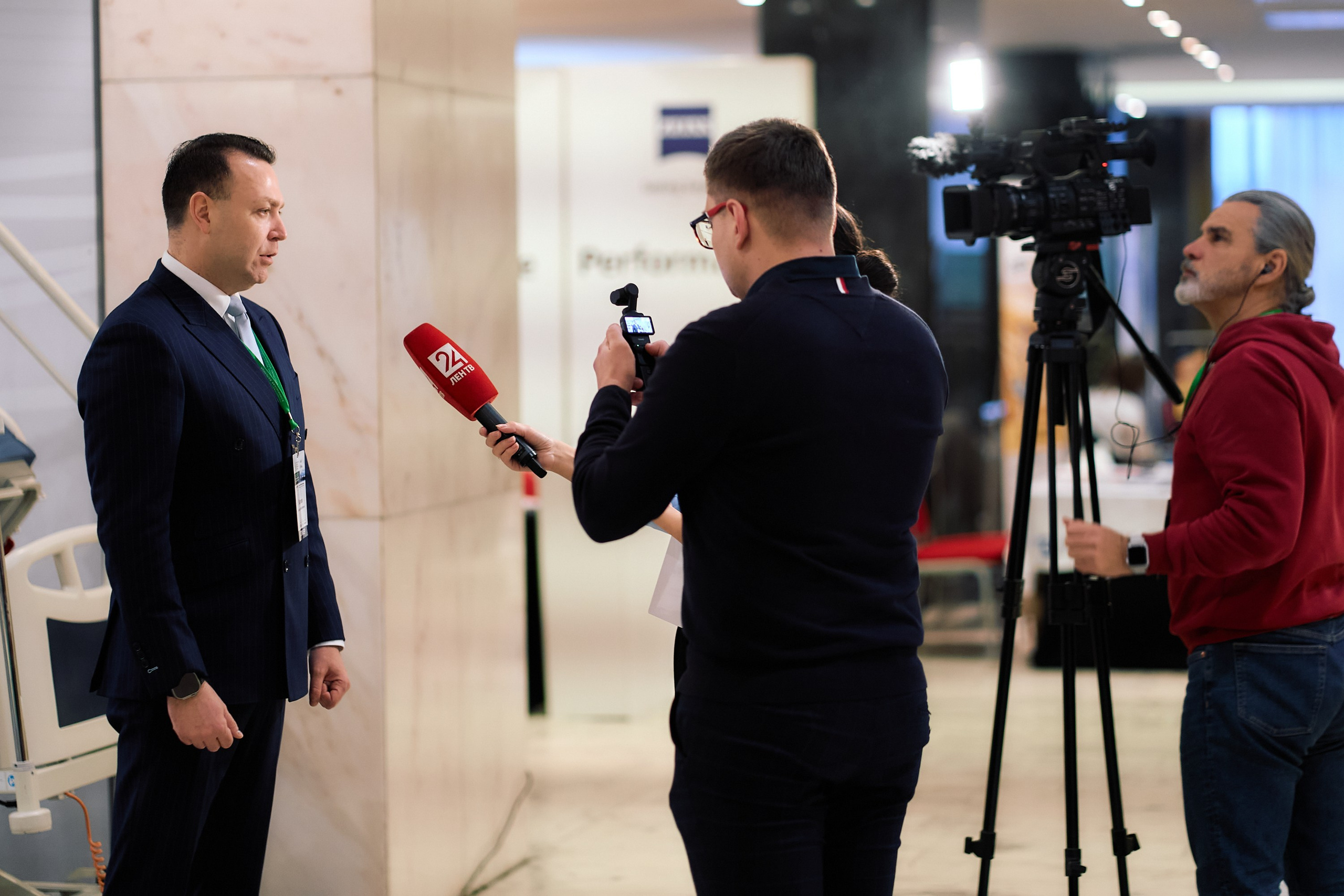 Scientific and practical conference of the Leningrad Regional Hospital. Photographer — ERASTOV