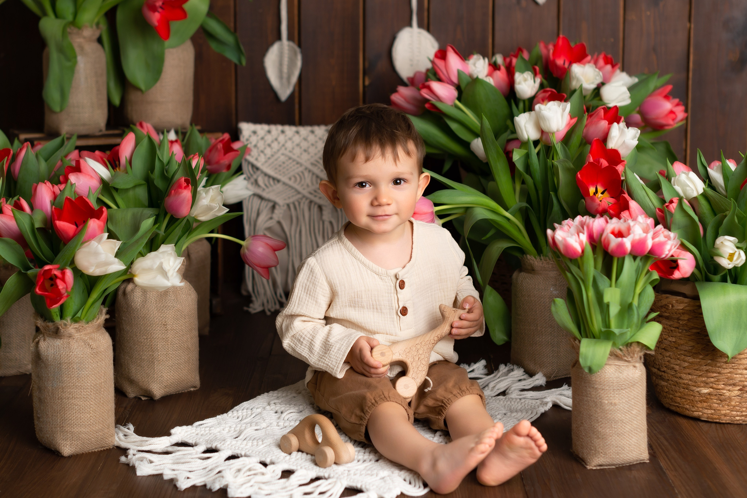 Тюльпаны. Детская фотостудия «Мандаринка» | Детский фотограф Краснодар