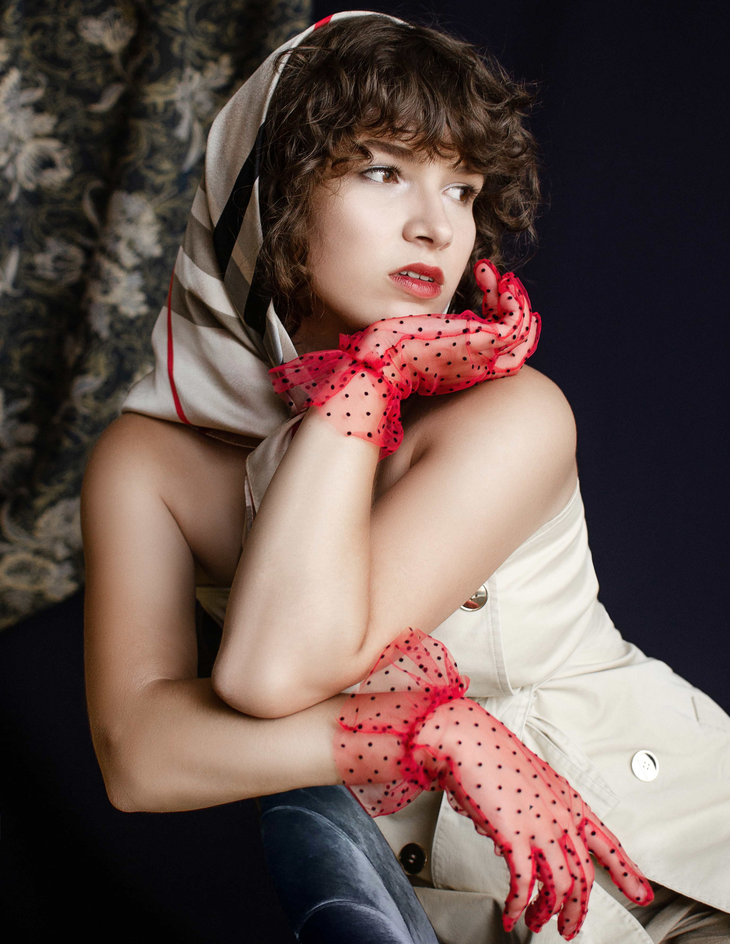 Портретная фотосессия с аксессуарами