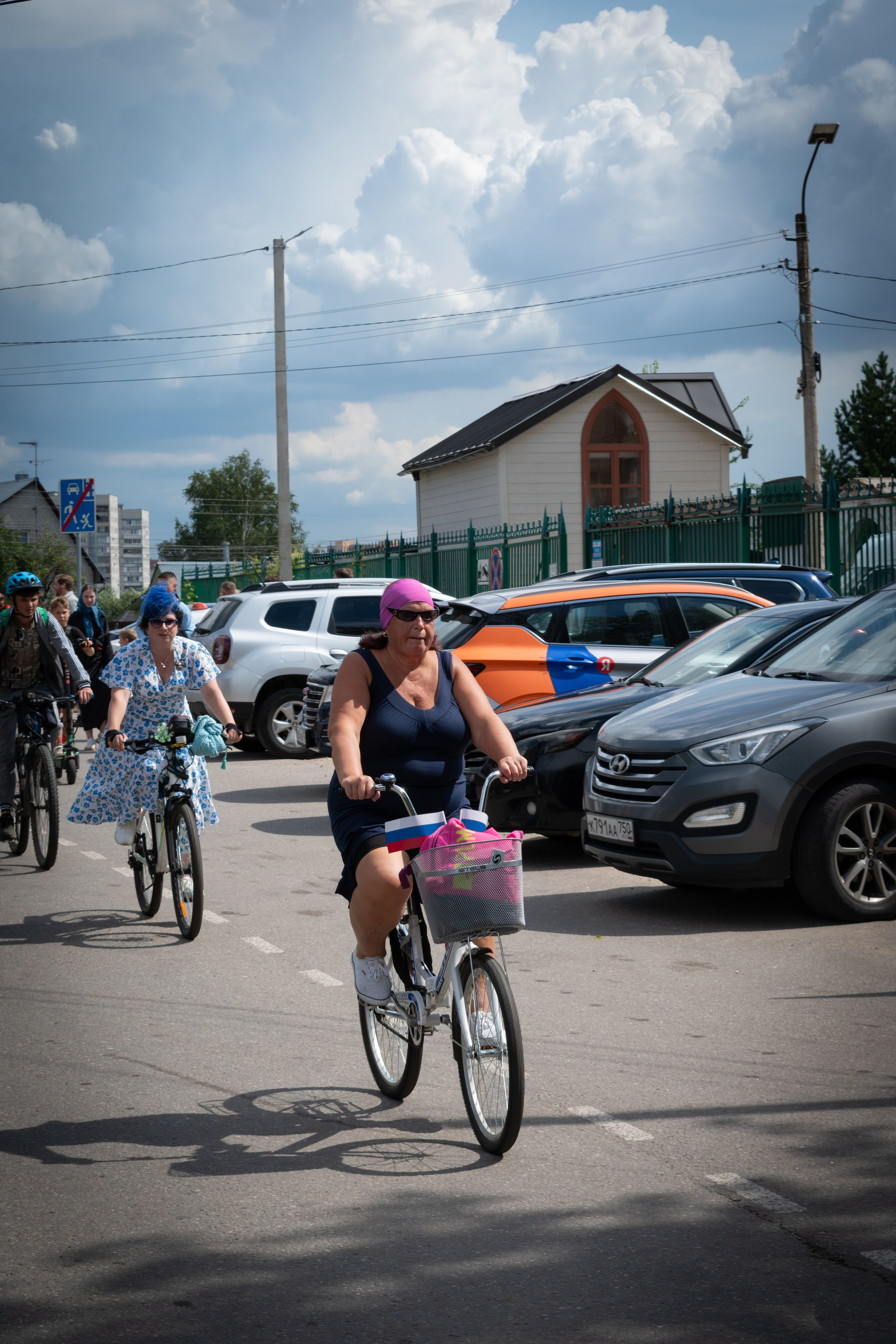 «Леди на велосипеде» — велопробег по г. Жуковскому 2025. Репортажный фотограф Сыбер Мартти