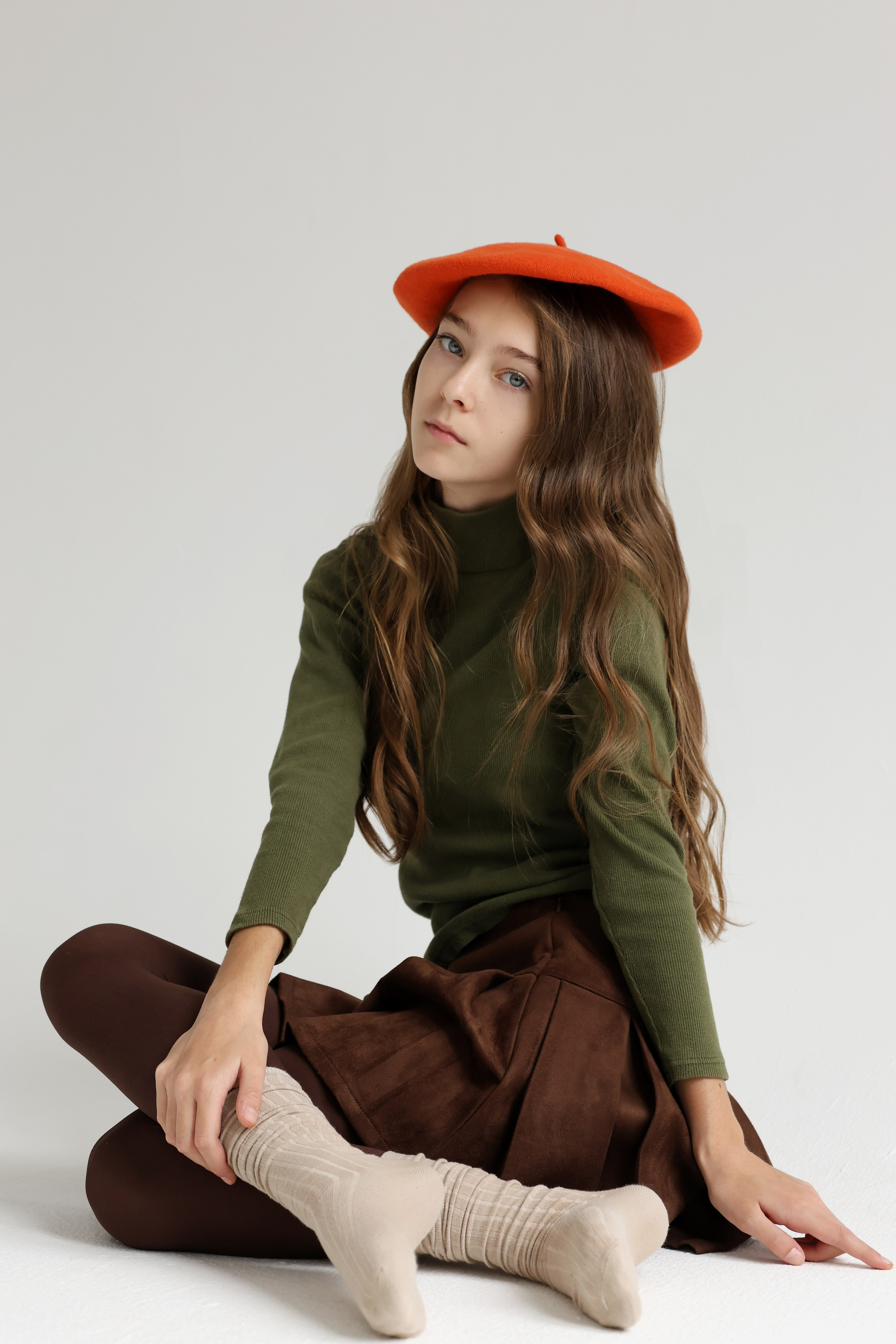 модельные тесты на циклораме при дневном освещении 