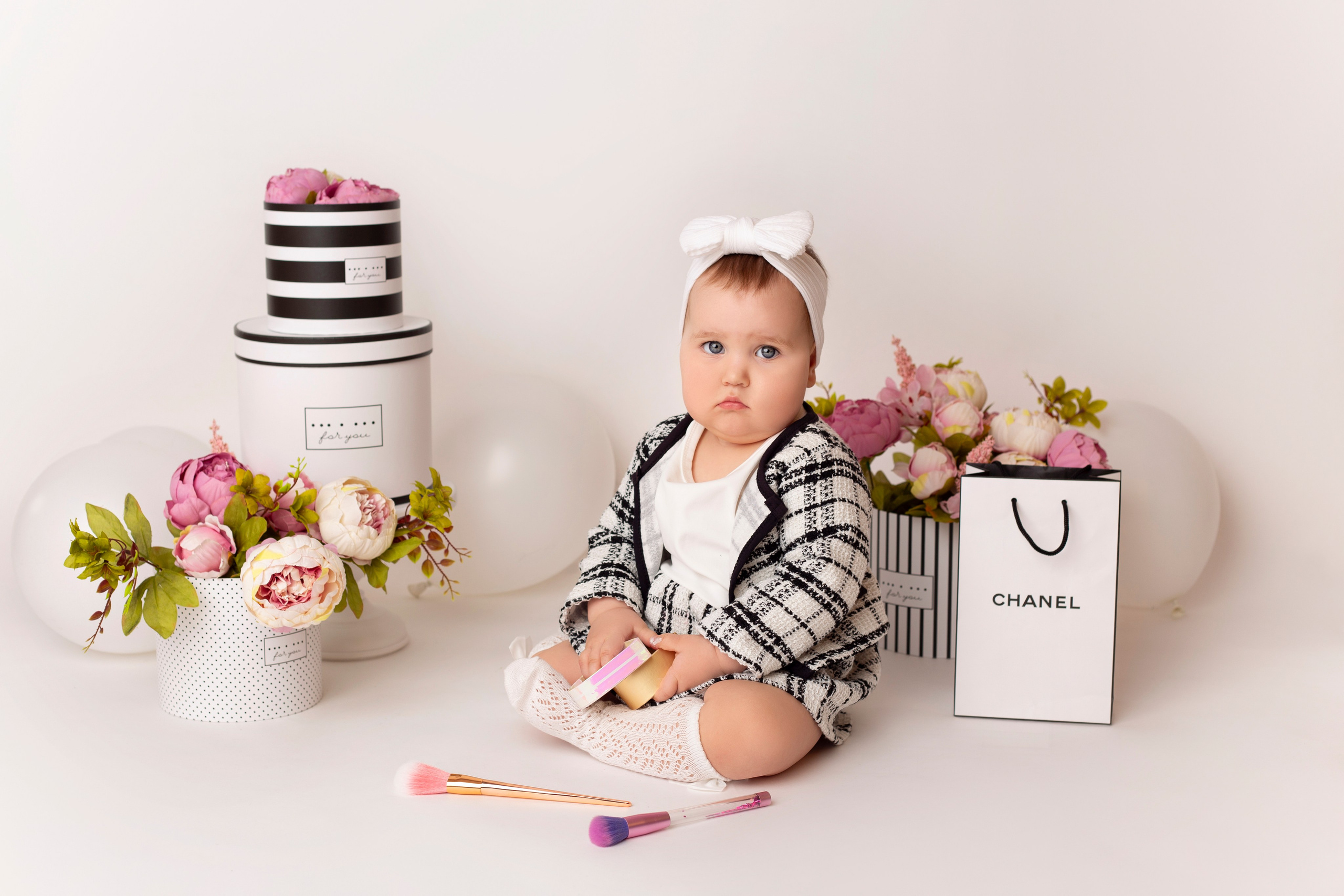 Проект «Годовасие» (12 месяцев). Фотограф новорожденных и детский фотограф в Радужном Васильева Елена