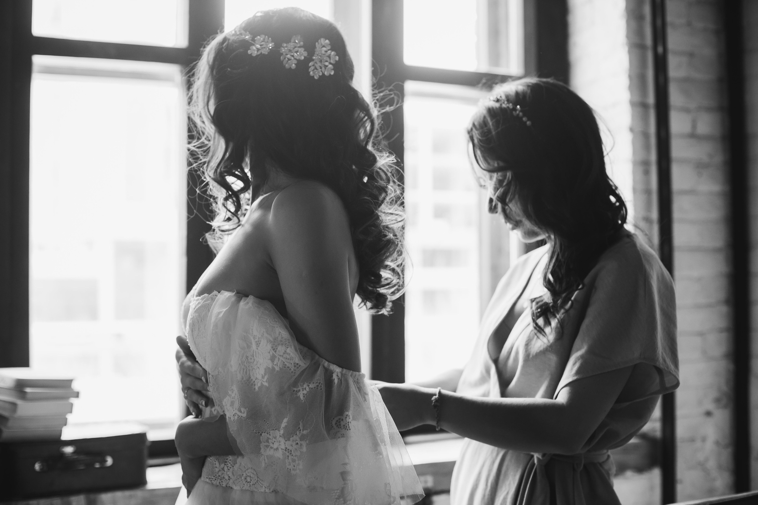 Сборы невесты в студии, зима. Креативный и женский Фотограф Омске Наталья Лебедева