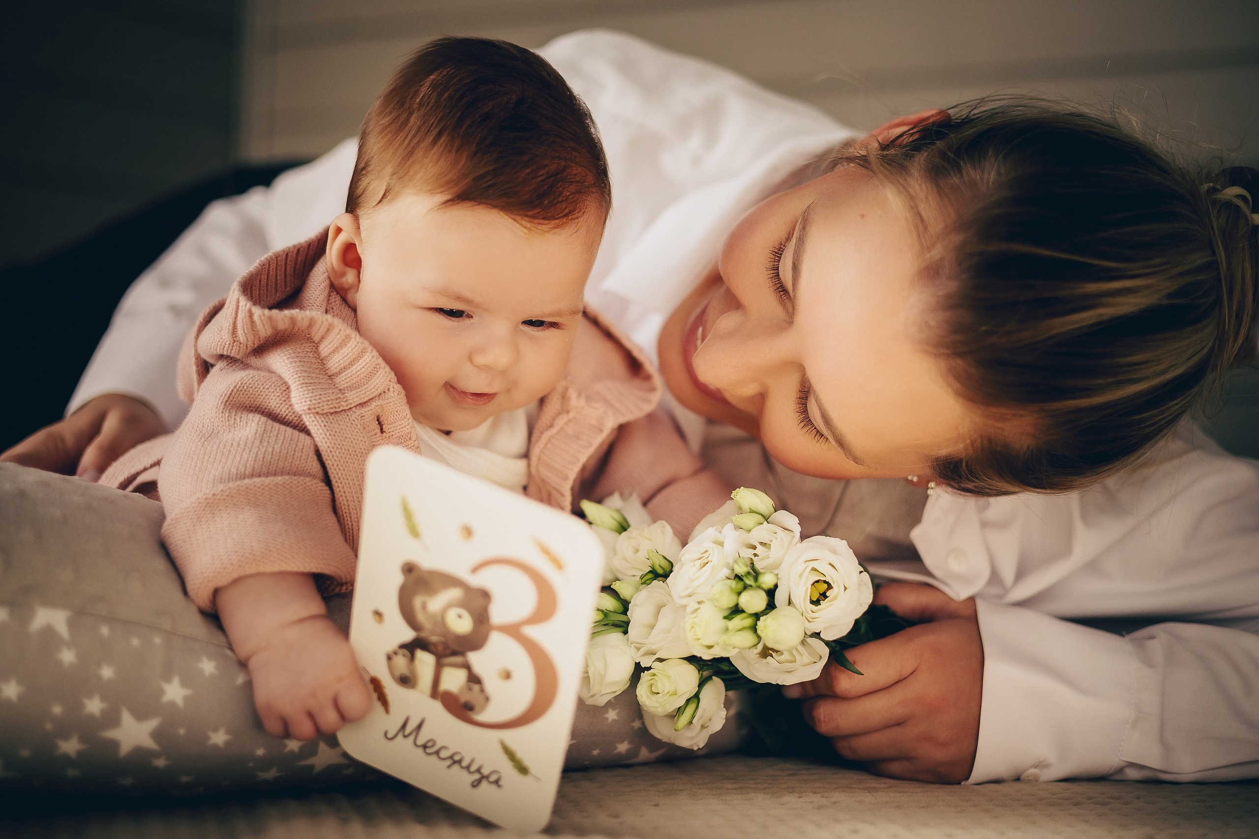 Милейшая нежность… Адель 3 месяца. Профессиональный фотограф Natali Aieteia