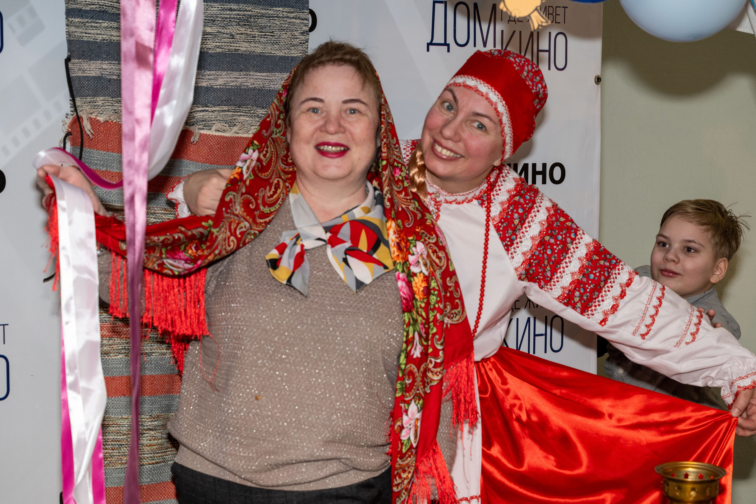 Съёмка в Доме кино