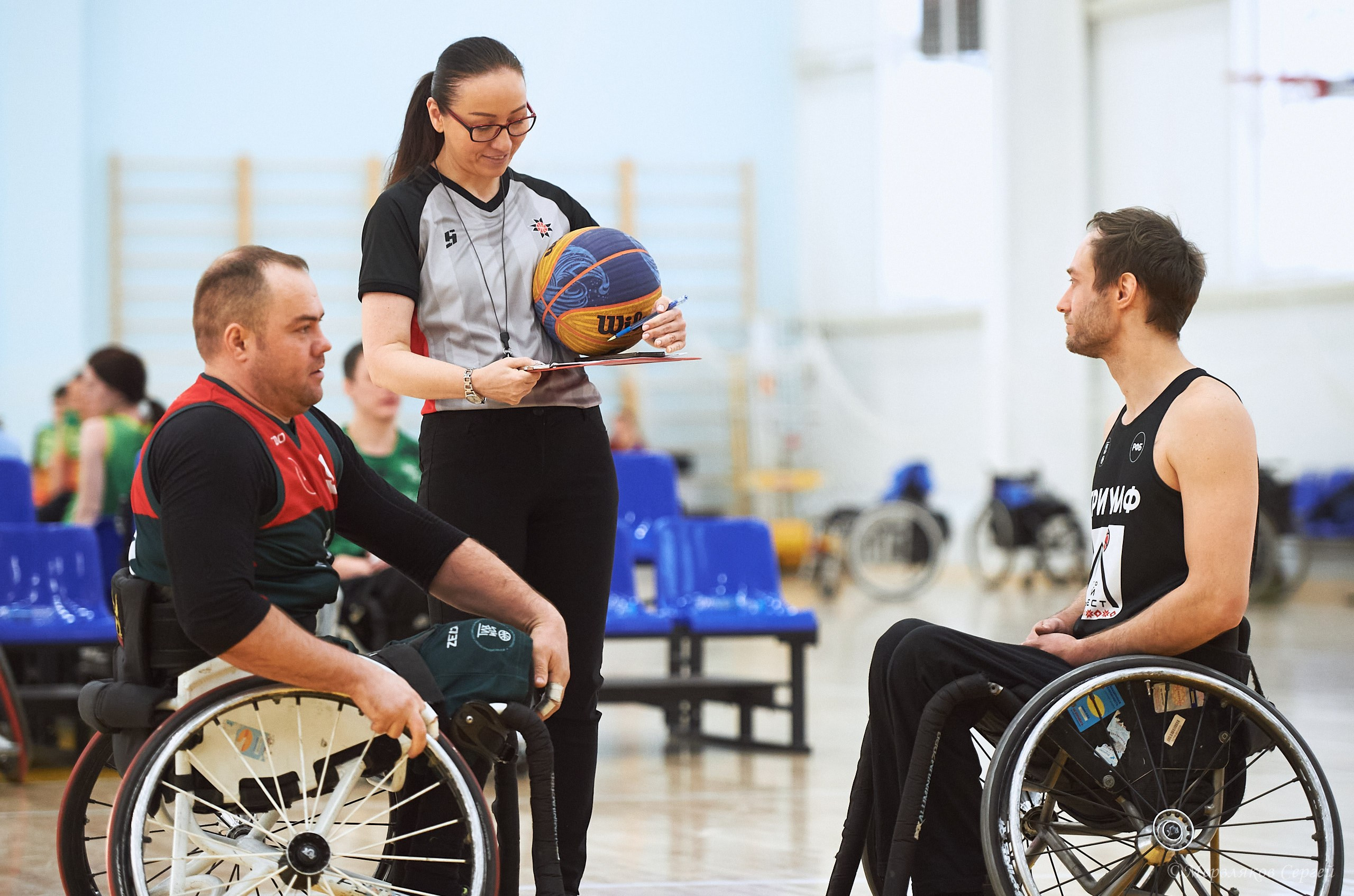 X традиционный Рождественский турнир по баскетболу на колясках. Ижевск. Спортивный репортажный фотограф в Ижевске Сергей Мерзляков
