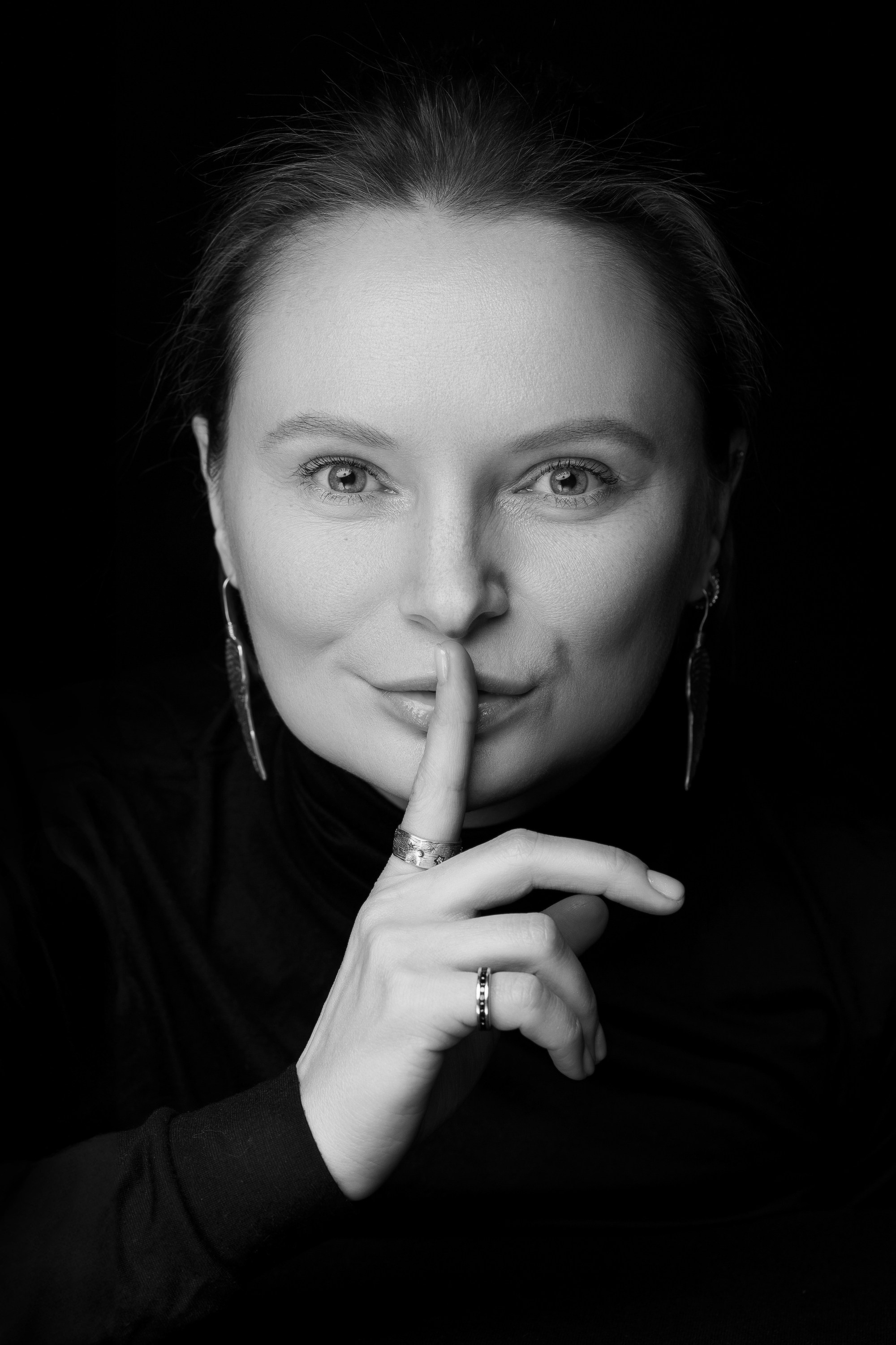 Черно-белые портреты. Семейный фотограф в Москве Евгения Соловьёва
