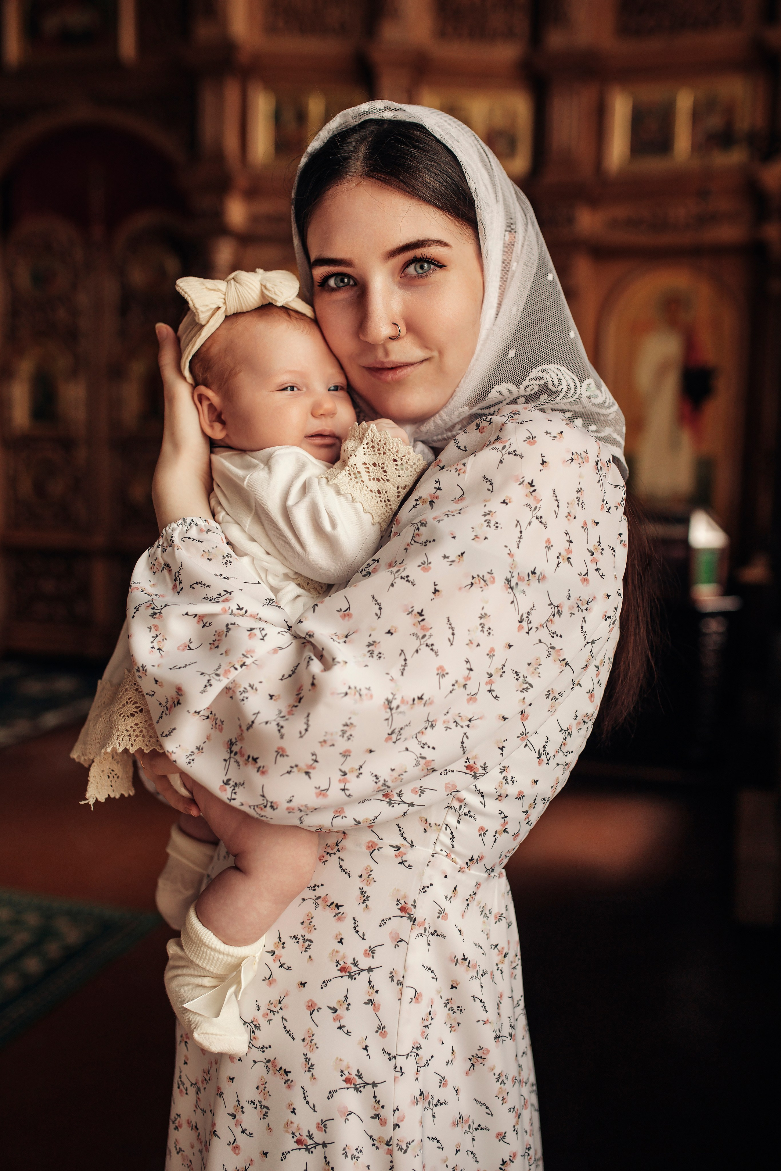 Крещение Майя/Кафедральный собор во имя Святого Благоверного Князя Александра Невского. Свадебный и Семейный фотограф Нижний Новгород|Надюша Стёпина