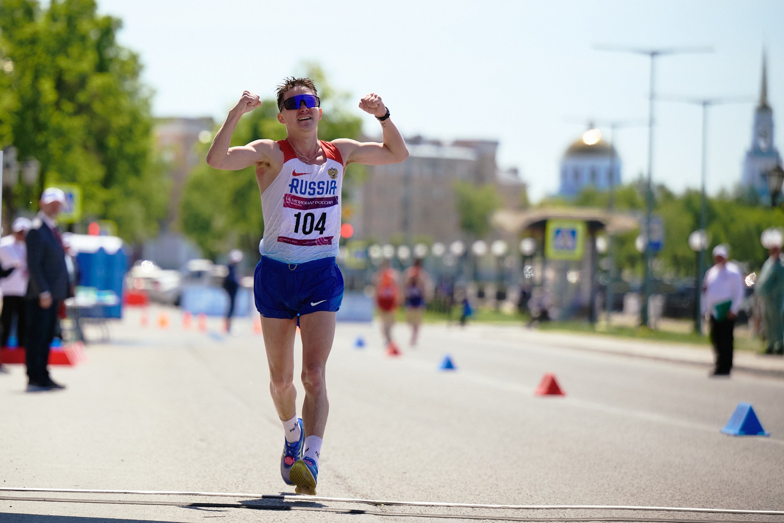 Чемпионат России по спортивной ходьбе 2025. Спортивный репортажный фотограф в Ижевске Сергей Мерзляков