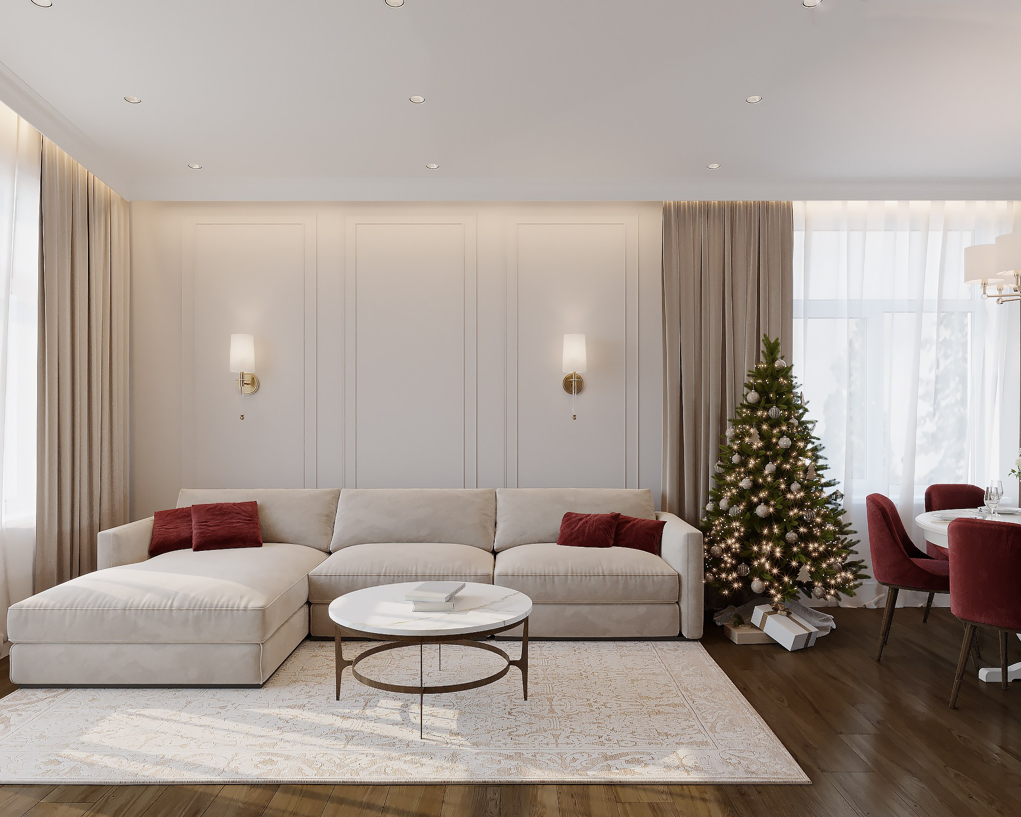 Дизайн-проект дома, пос. Прибрежный. Дизайнер интерьера в Дубне, Москве, Дмитрове