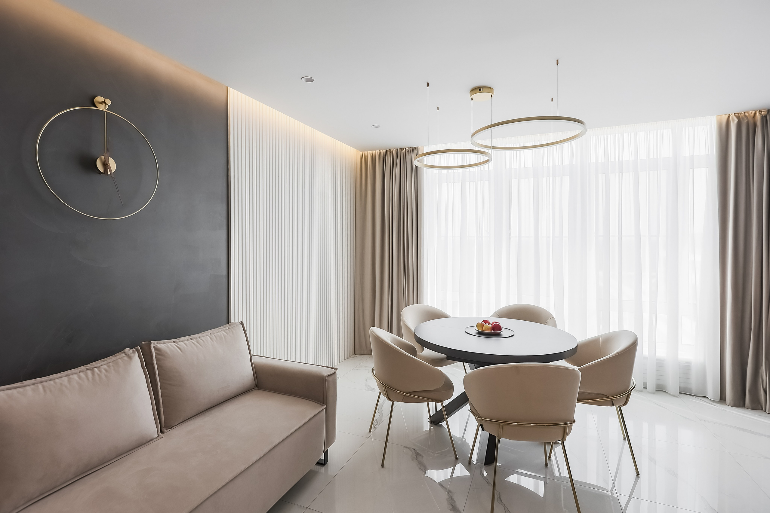 Реализация проекта 5к квартиры в Дубне. Дизайнер интерьера в Дубне, Москве, Дмитрове