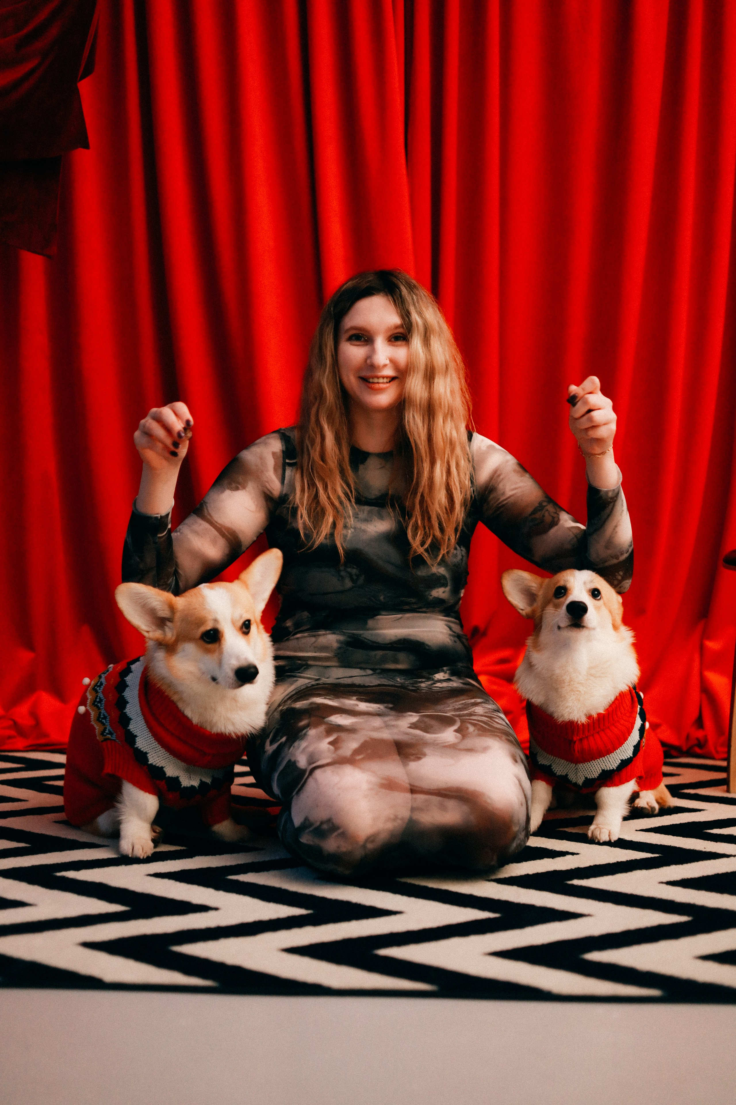 Оля, Антон и сыновья. Фотограф София Комкина