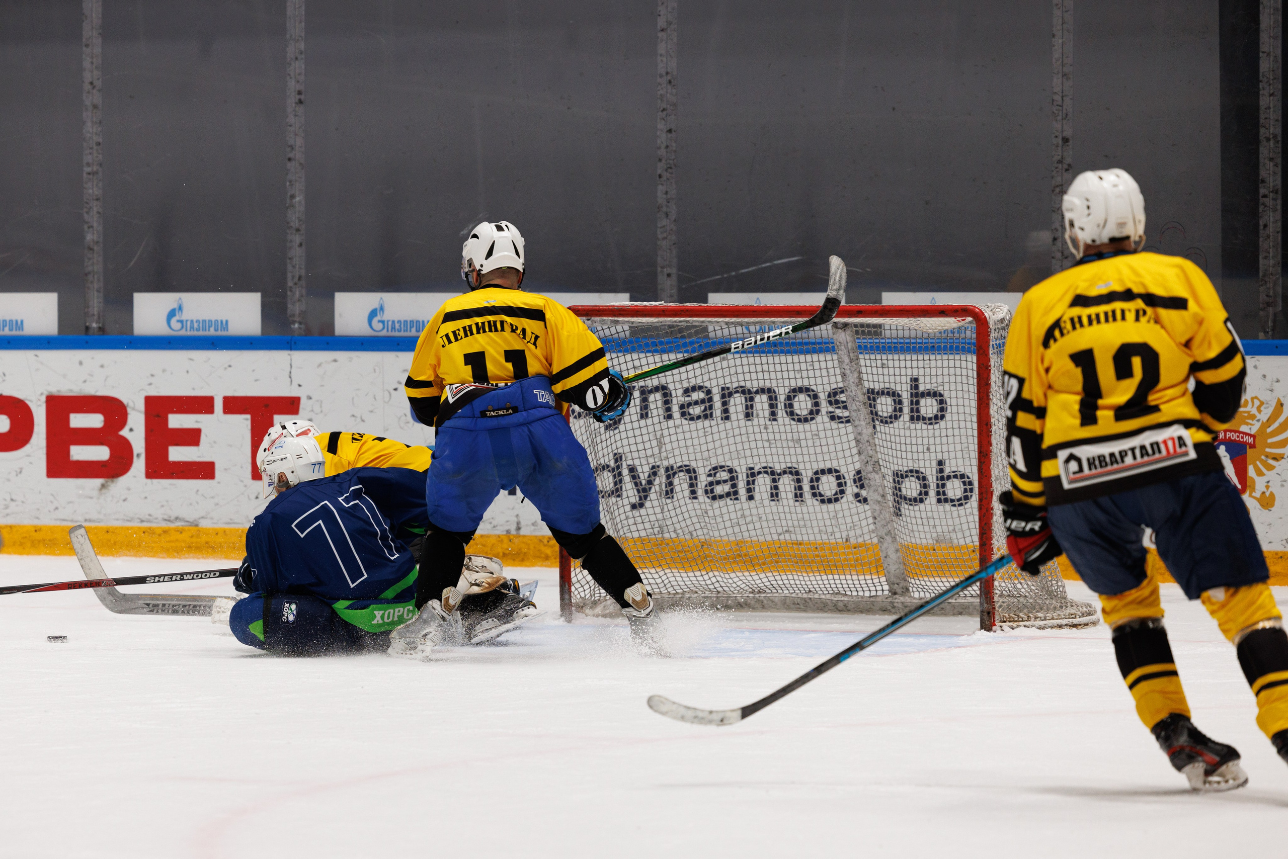 НХЛ (40+) Ижорец — Хорс 3-3. Фотограф Александр Заломаев