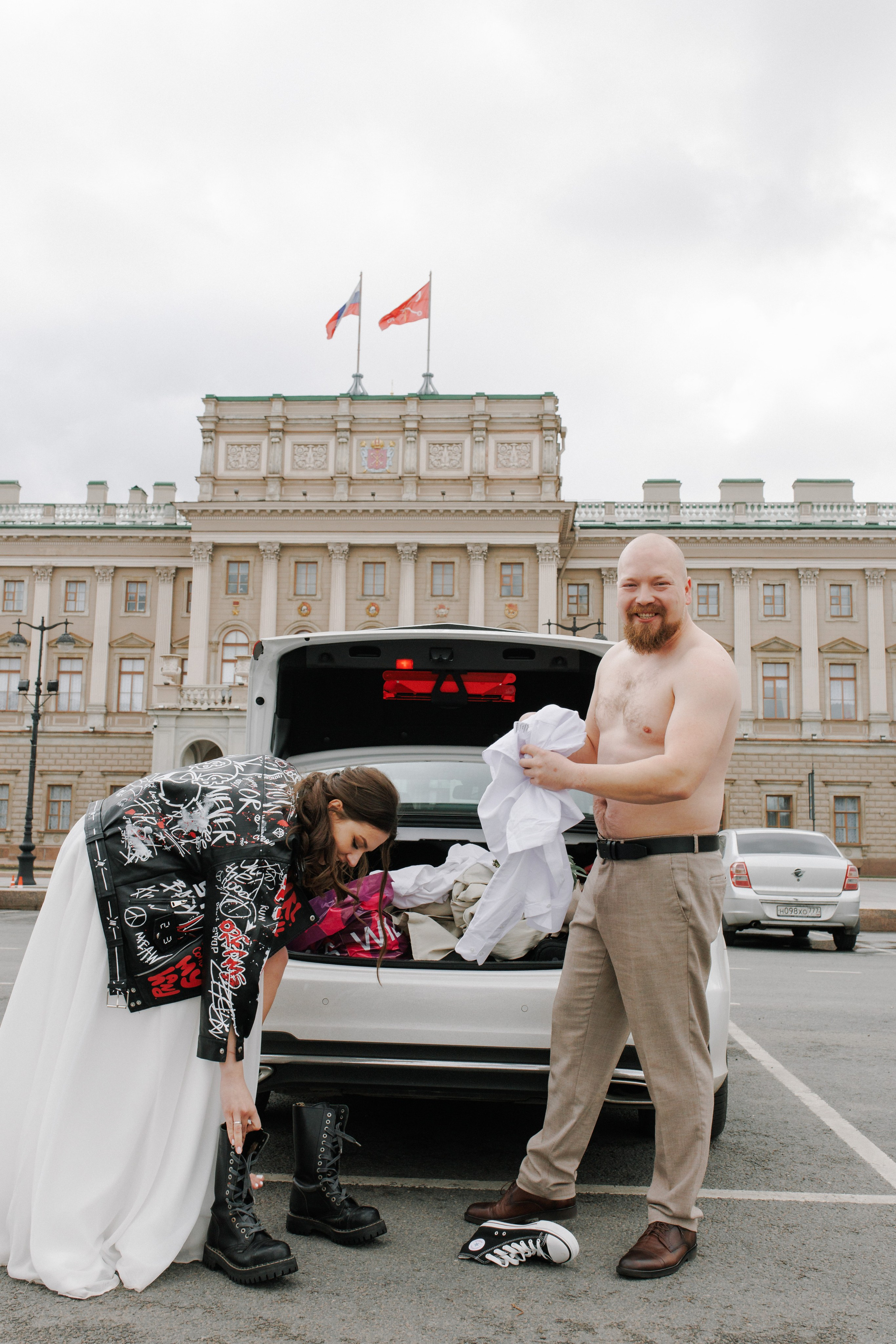 Два образа на этих снимках. Свадебный фотограф СПБ