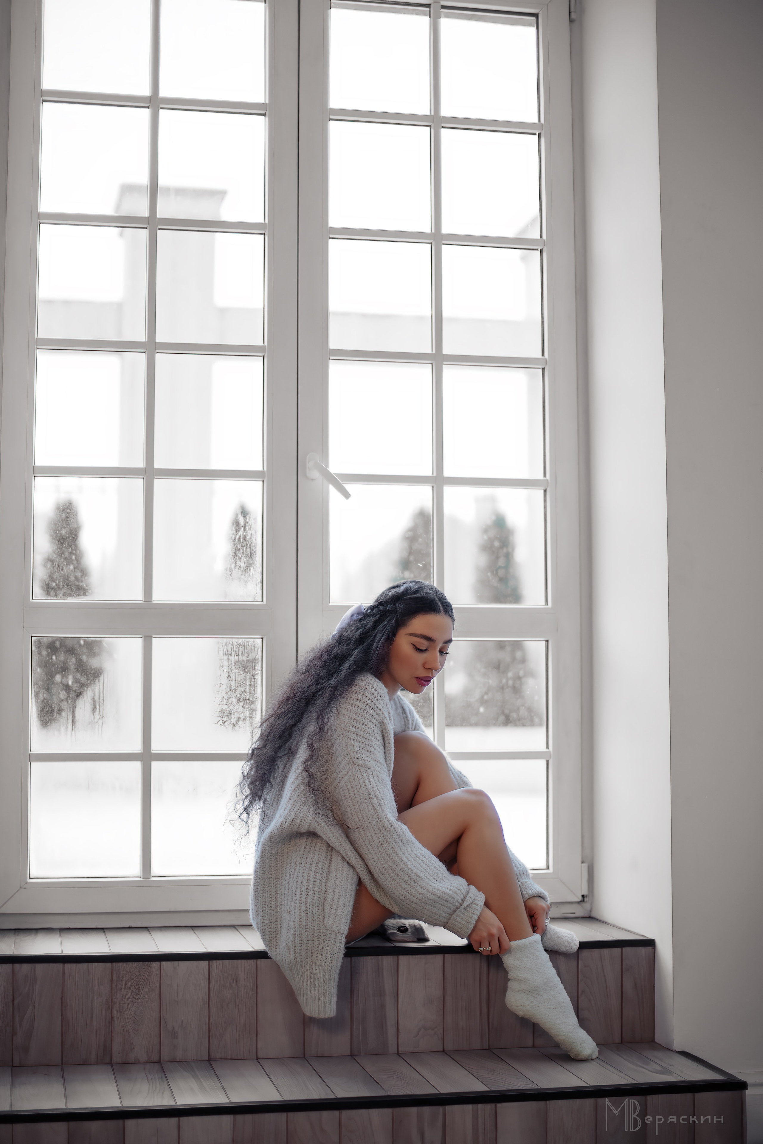 Новогодняя в студии