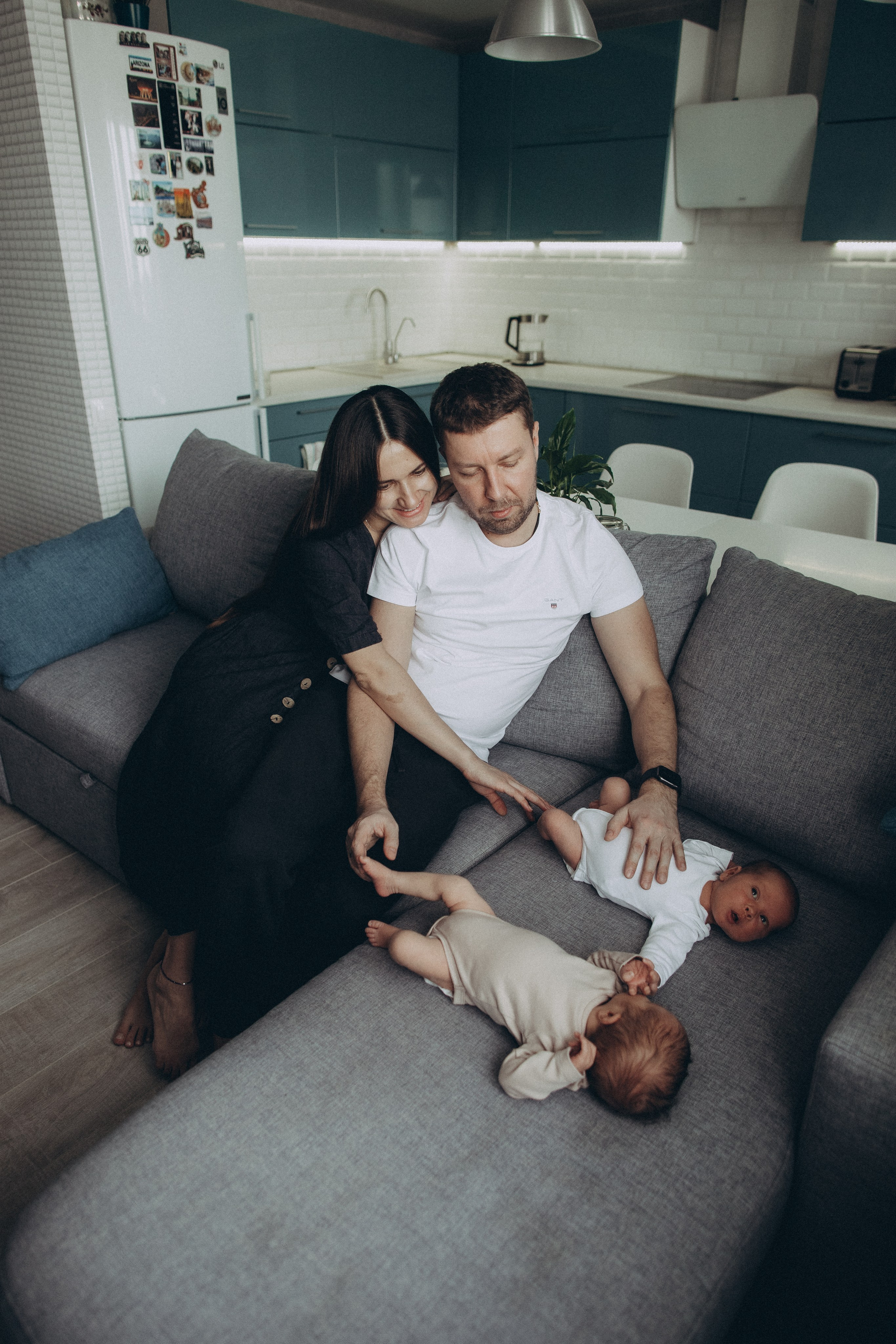 Федор и Георгий. Семейный фотограф новорожденных УФА Гульнара Зиновьева