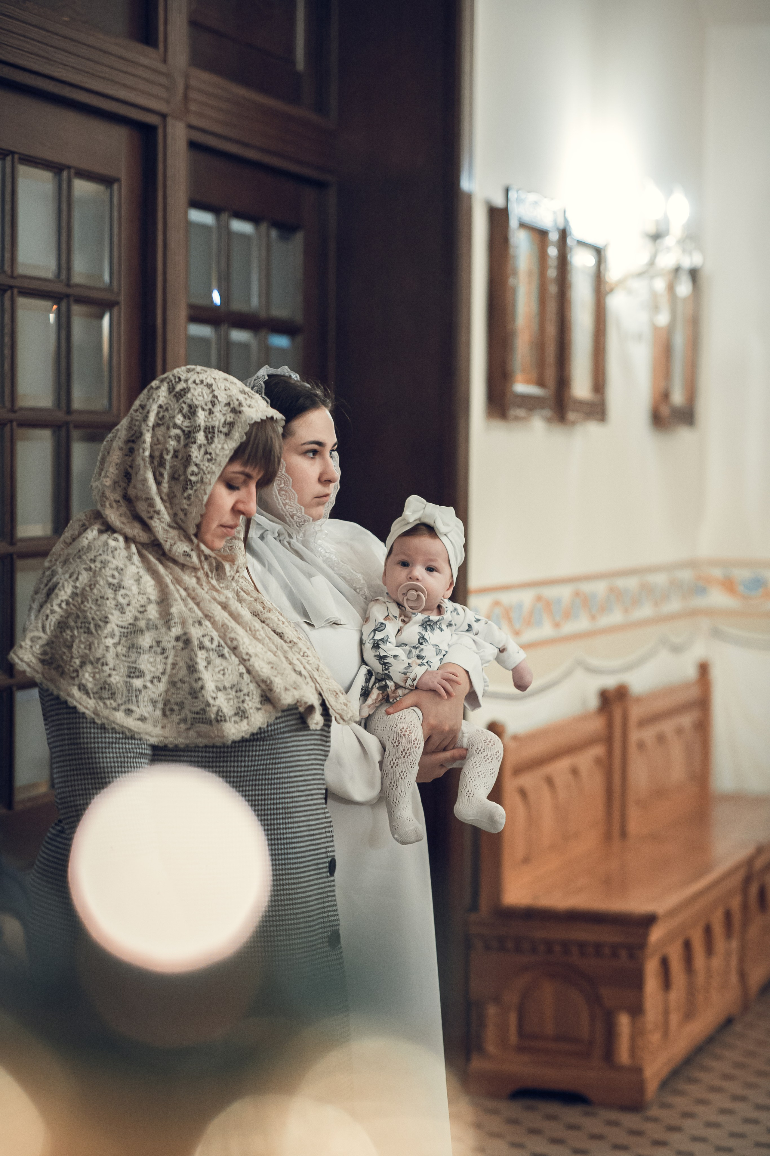 Крещение Полины. Фотограф на крещение в Рязани. Семейный фотограф