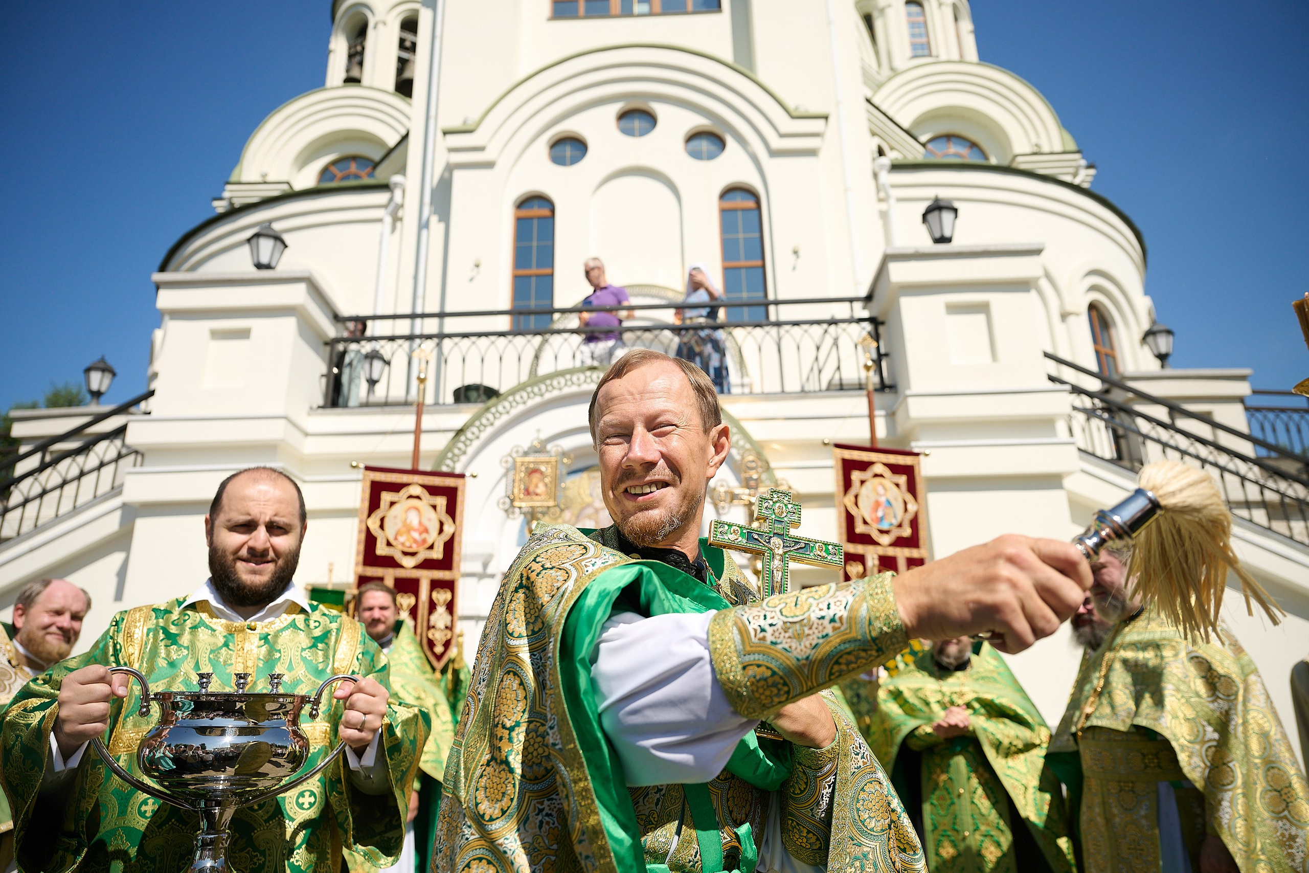 Престольный праздник в храме преподобного Сергия Радонежского в Солнцево. Фотограф Елена Думби