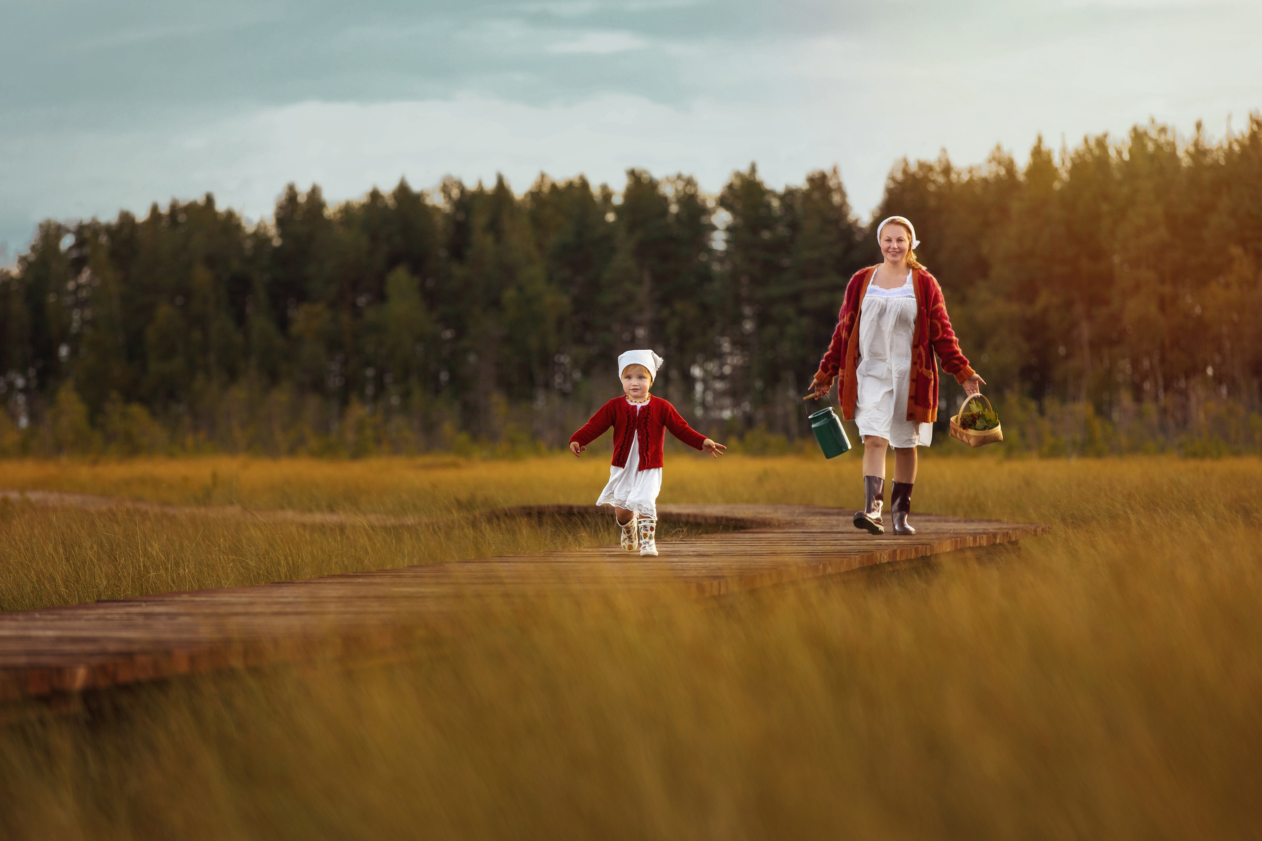 Семейная прогулка. Фотограф новорожденных, семейный фотограф в Санкт-Петербурге