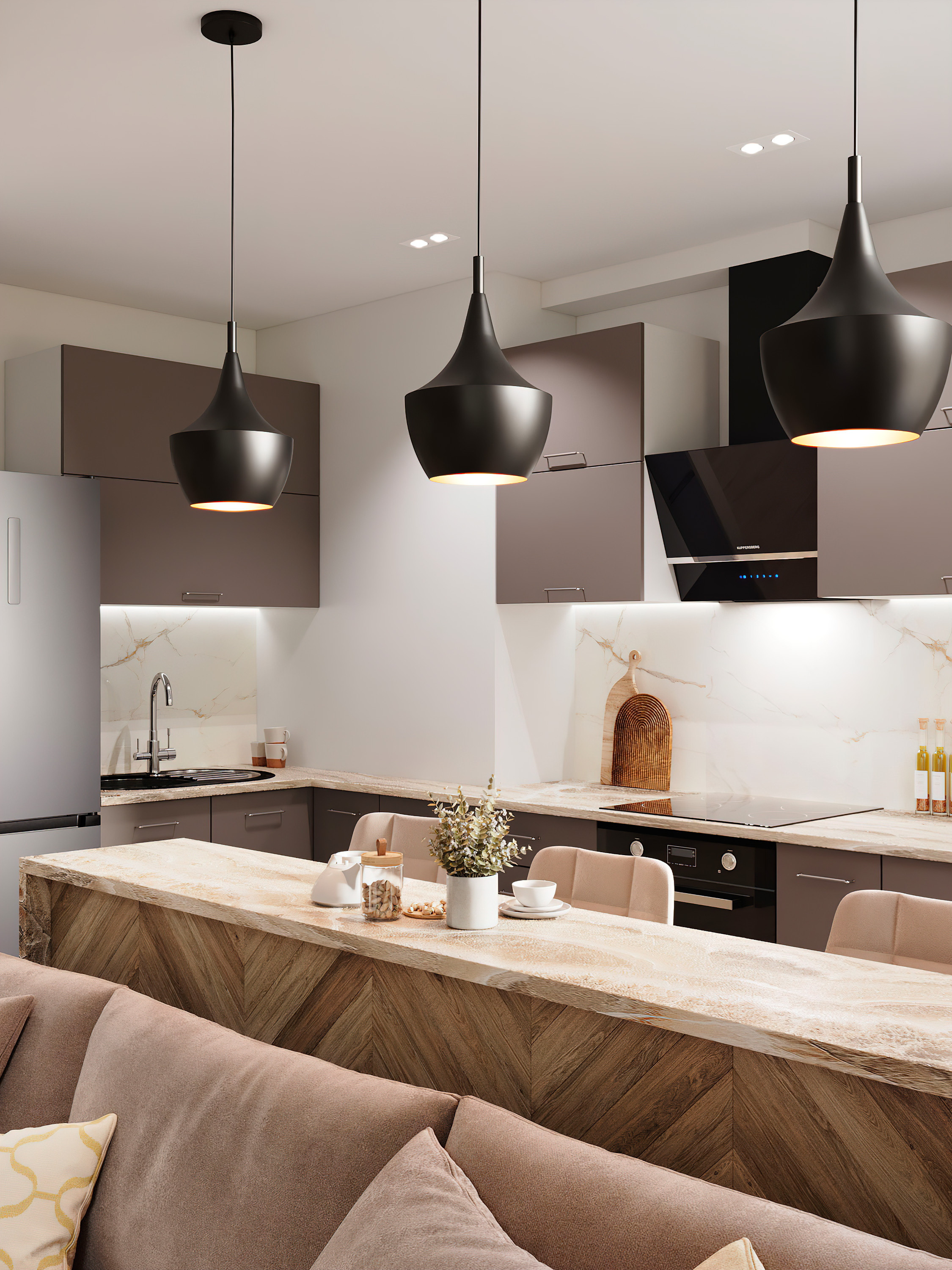 «Шоколадная» квартира. Батракова Наталья дизайнер интерьеров Санкт-Петербург Москва Архангель