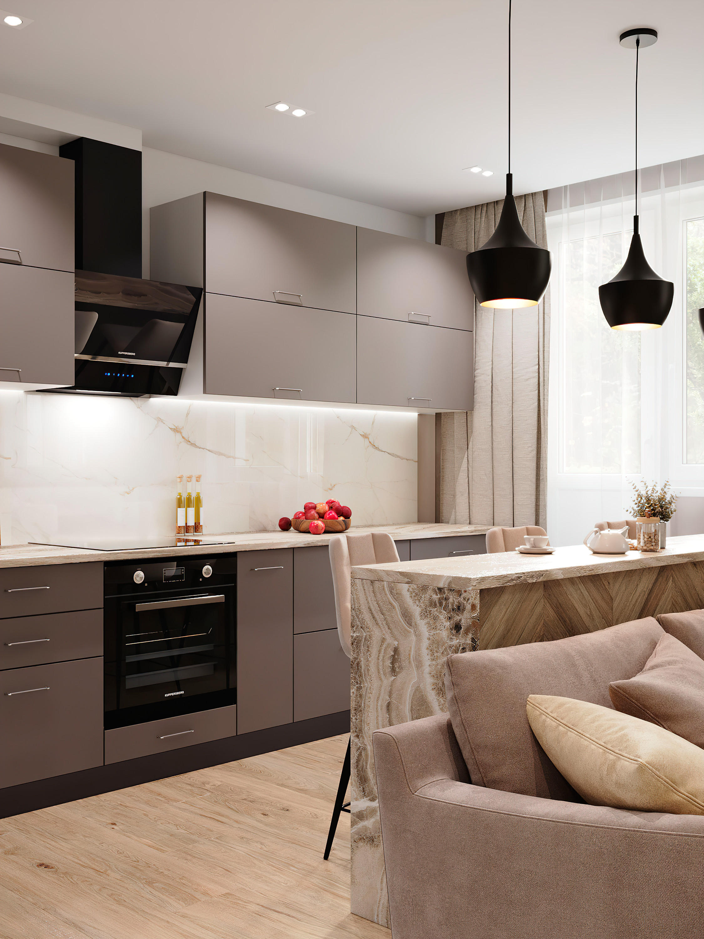 «Шоколадная» квартира. Батракова Наталья дизайнер интерьеров Санкт-Петербург Москва Архангель