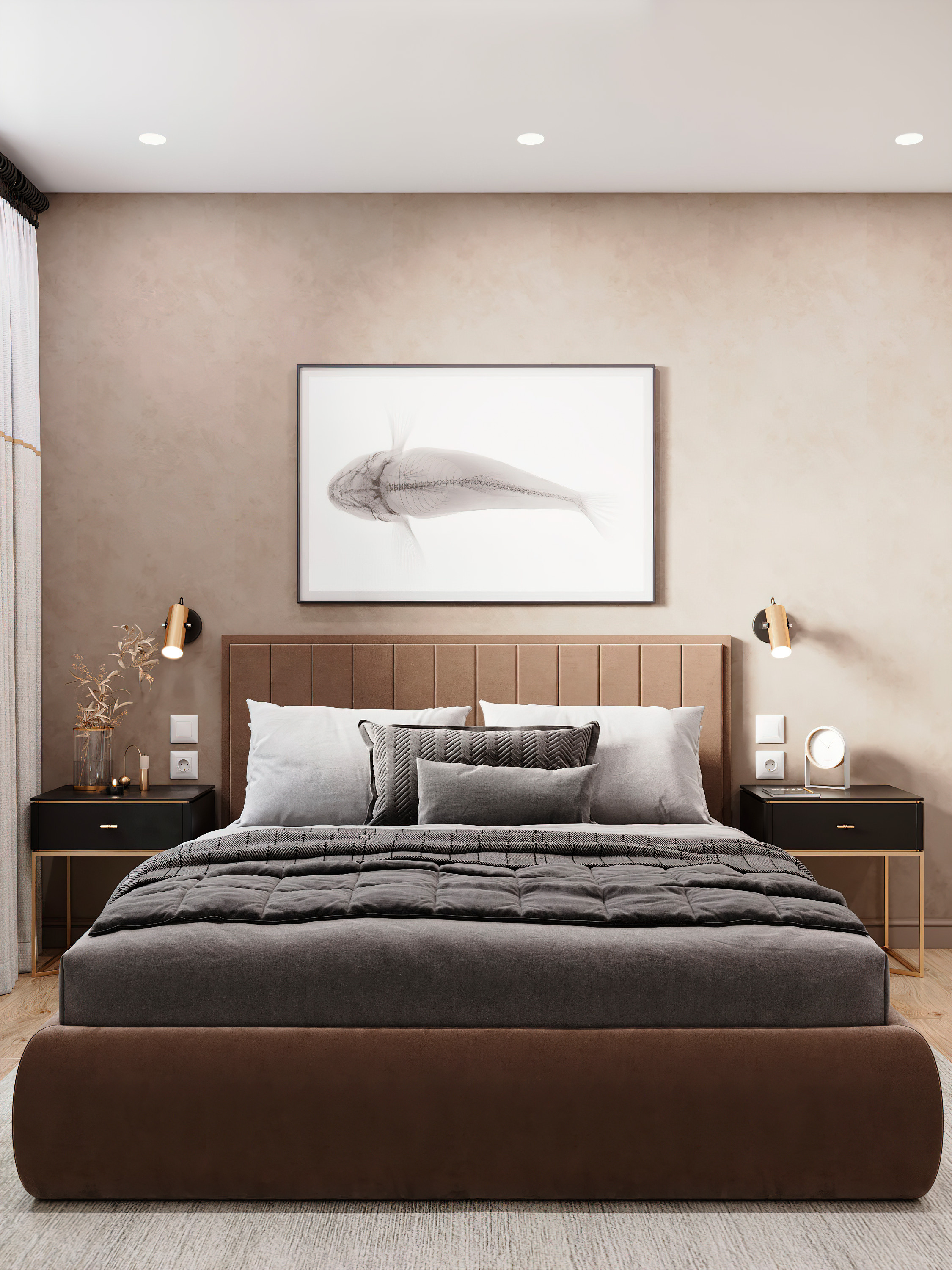 «Шоколадная» квартира. Батракова Наталья дизайнер интерьеров Санкт-Петербург Москва Архангель