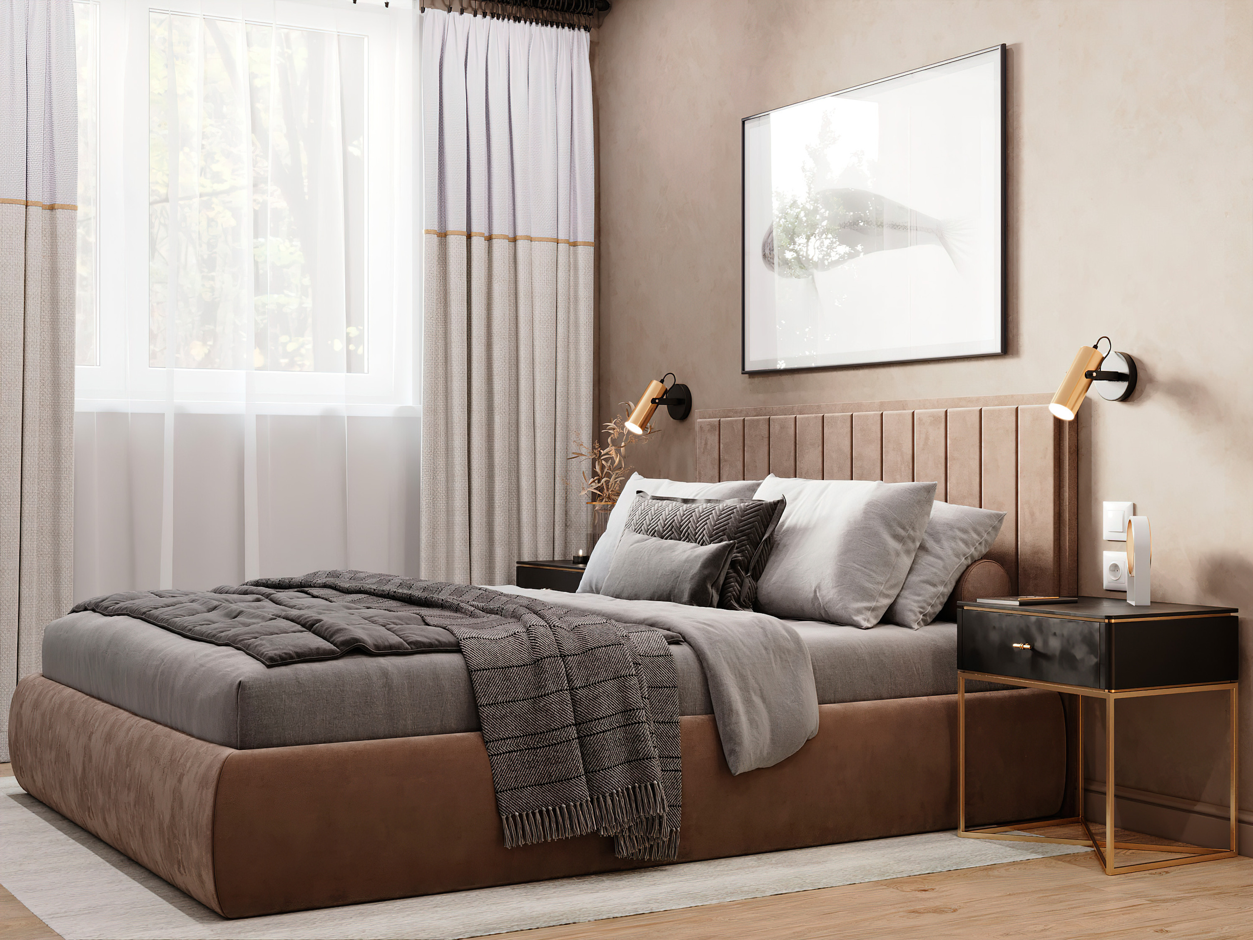 «Шоколадная» квартира. Батракова Наталья дизайнер интерьеров Санкт-Петербург Москва Архангель