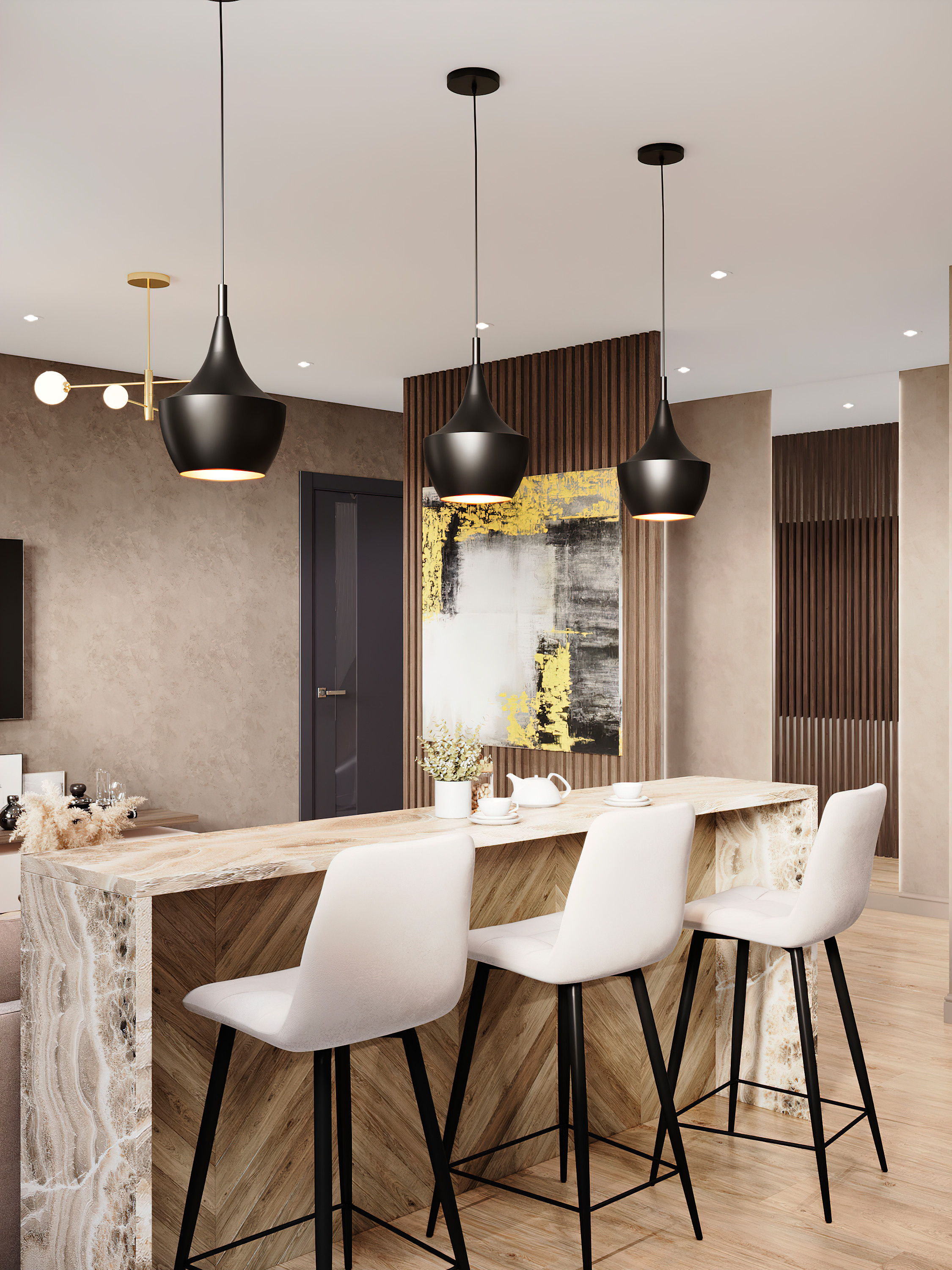 «Шоколадная» квартира. Батракова Наталья дизайнер интерьеров Санкт-Петербург Москва Архангель