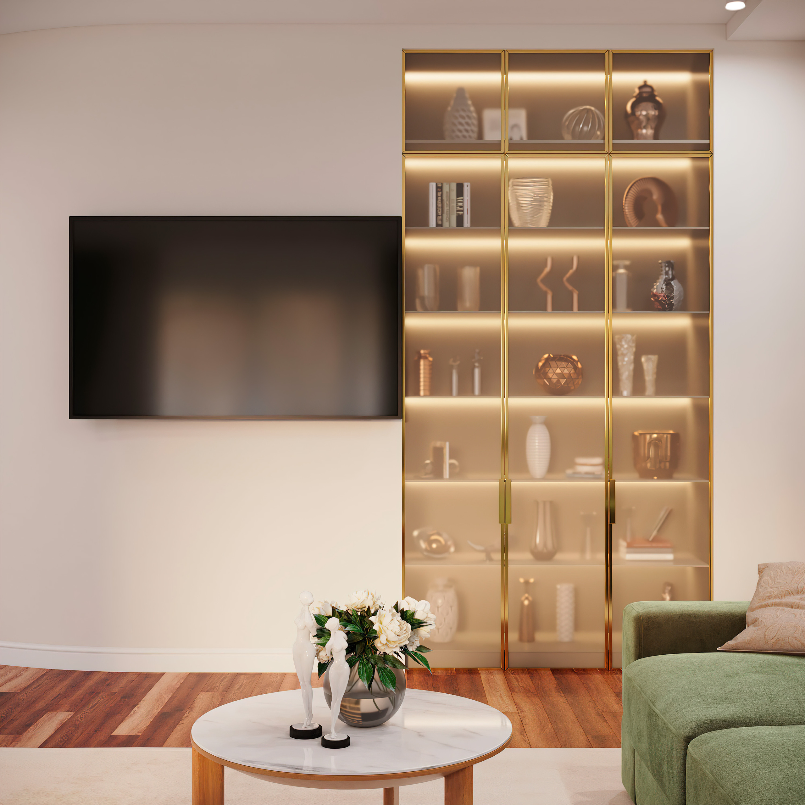 Уютная яркая гостиная. Батракова Наталья дизайнер интерьеров Санкт-Петербург Москва Архангель