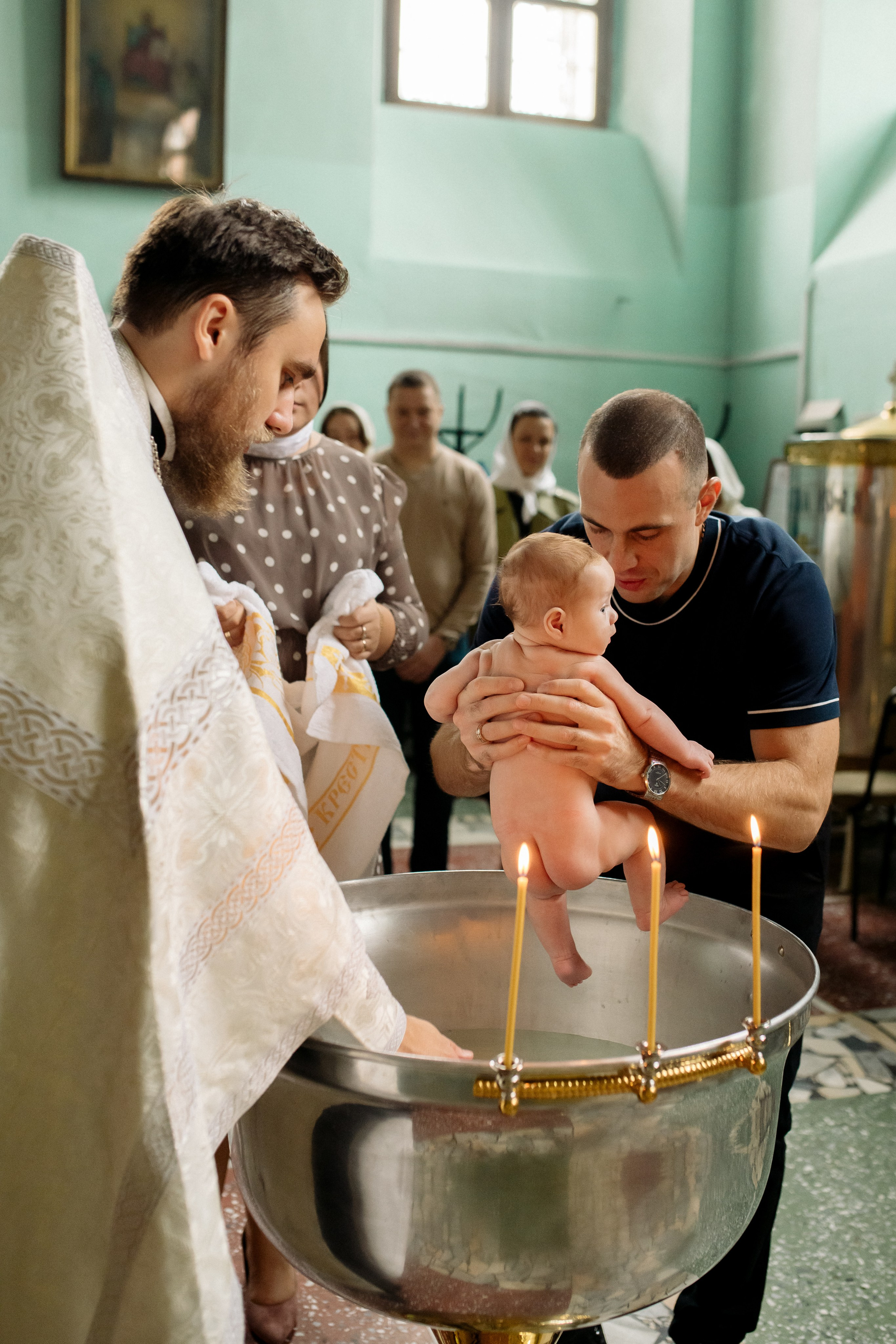Крещение Агаты. Фотограф Мария Стрелкова