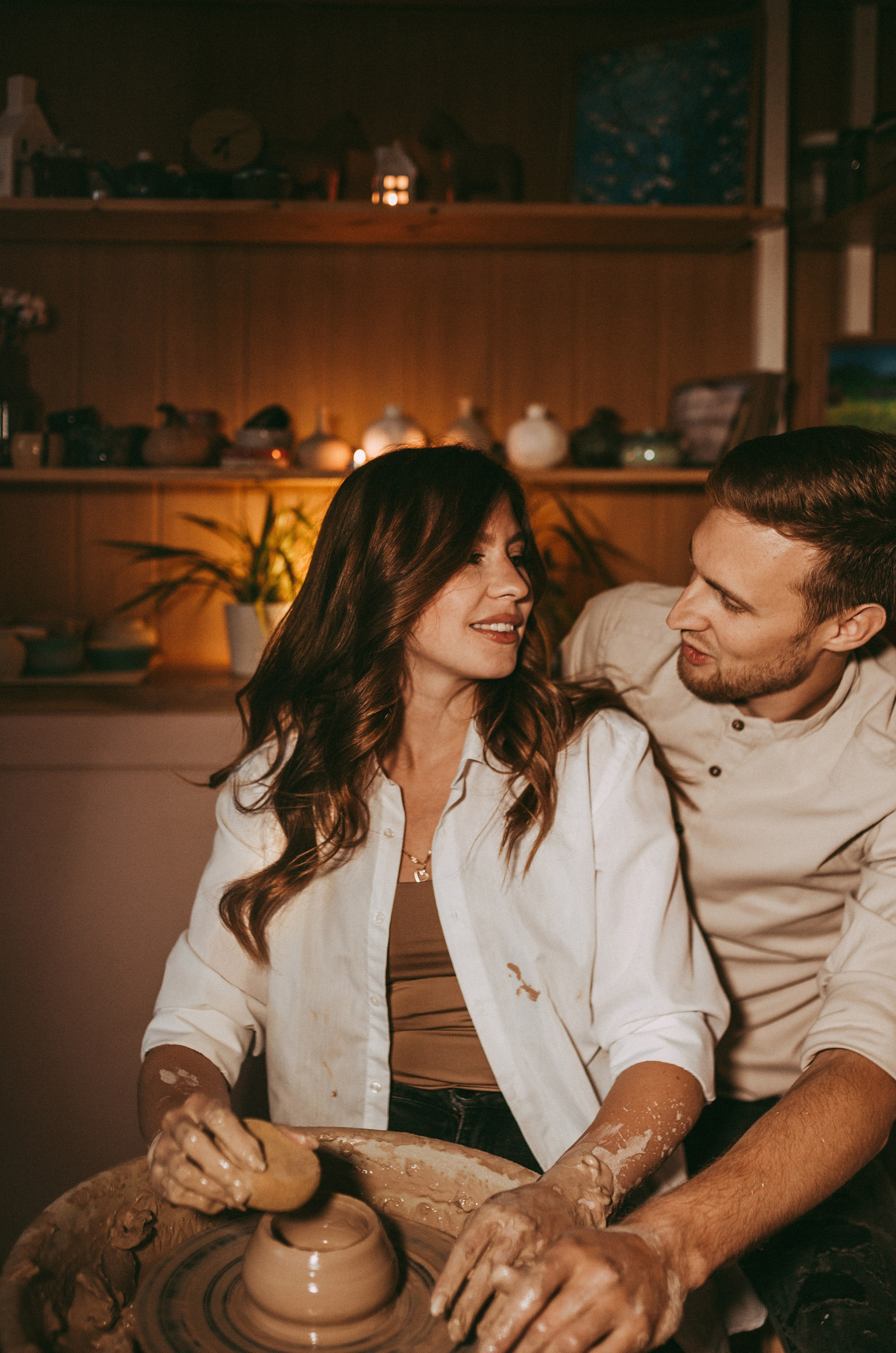 Лав стори в гончарной. Семейный и детский фотограф в Нижнем Новгороде Наумова Лидия