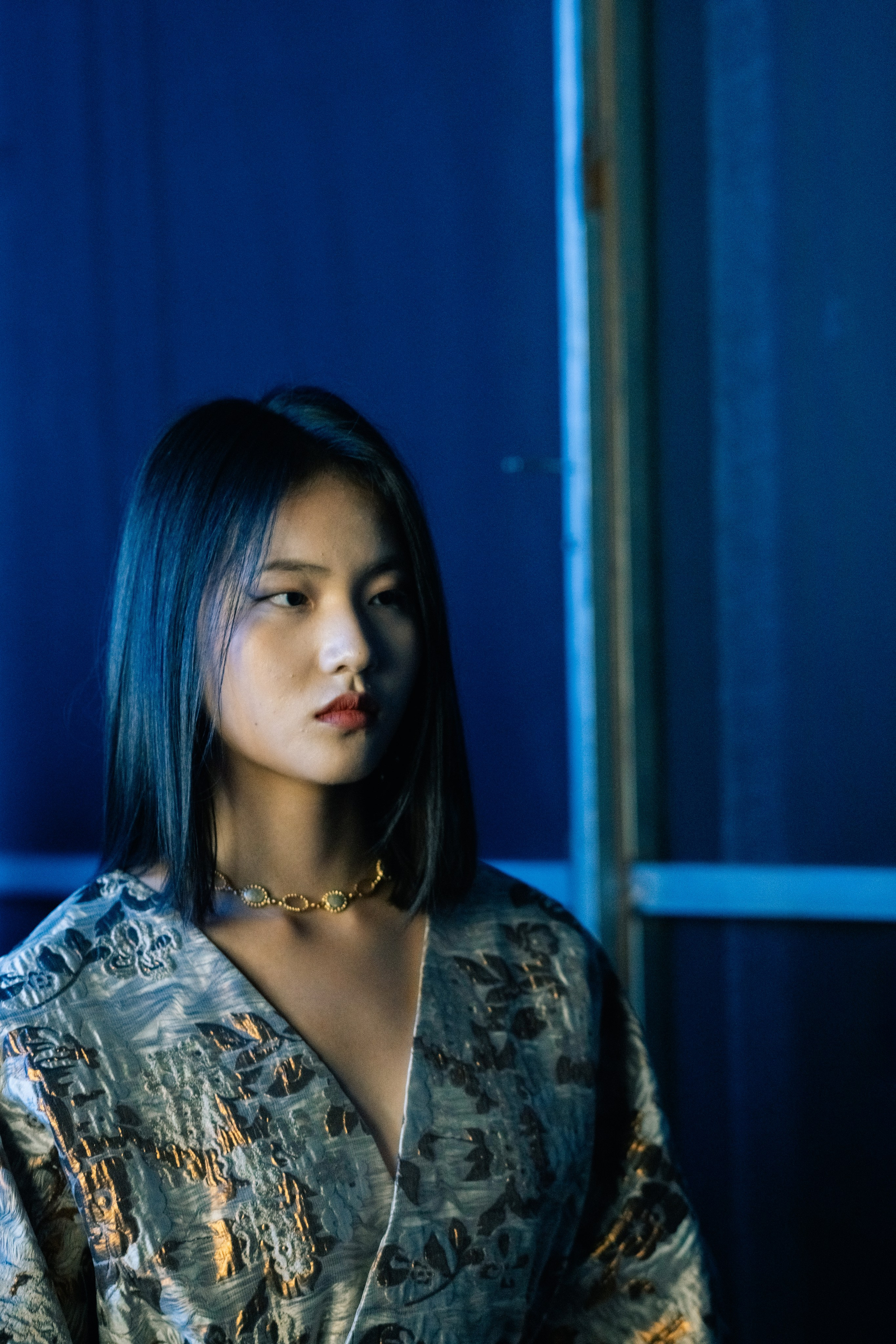 Backstage at Beijing Fashion