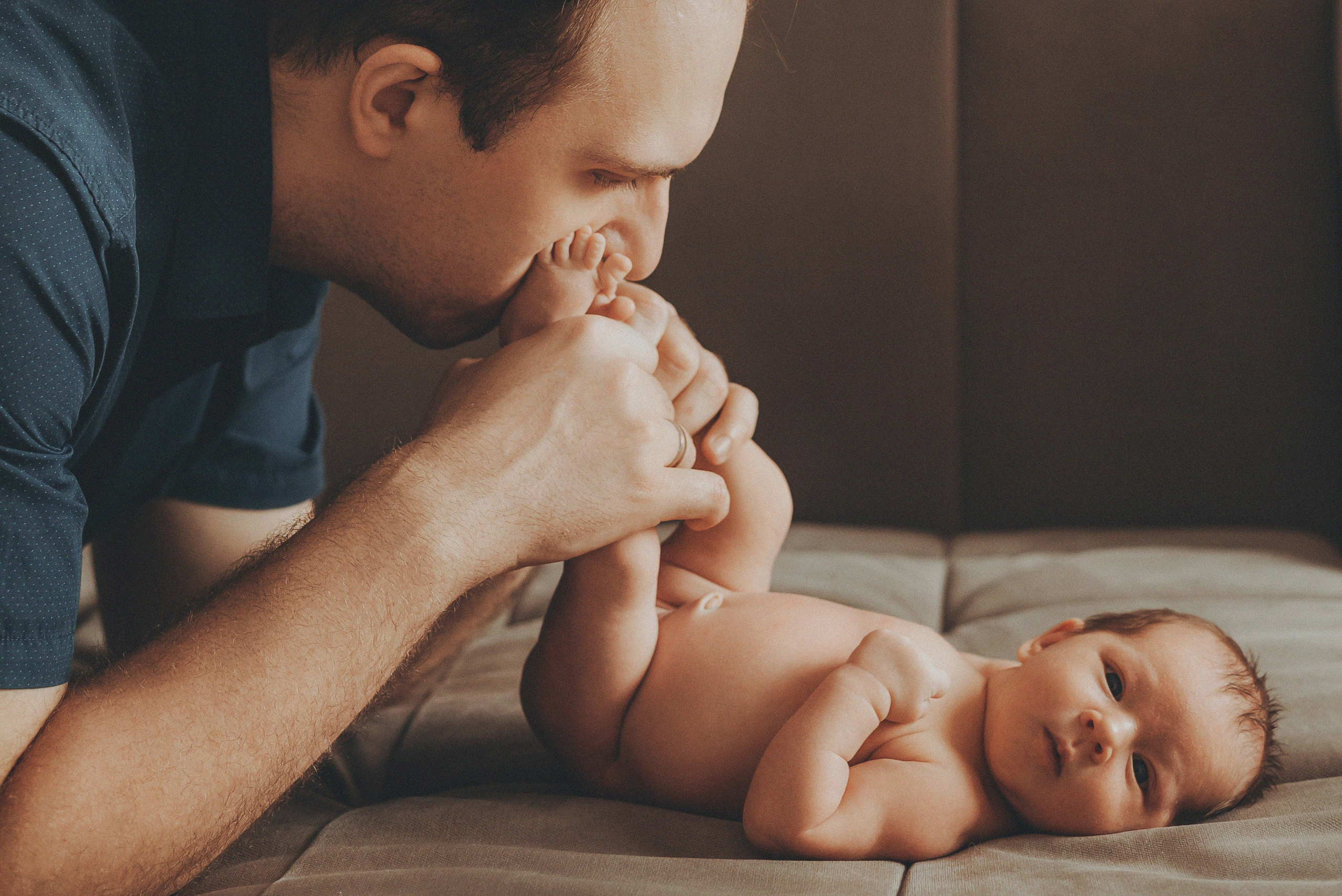 Домашняя фотосессия новорожденной Кати. Семейный и детский фотограф Кущ Наташа