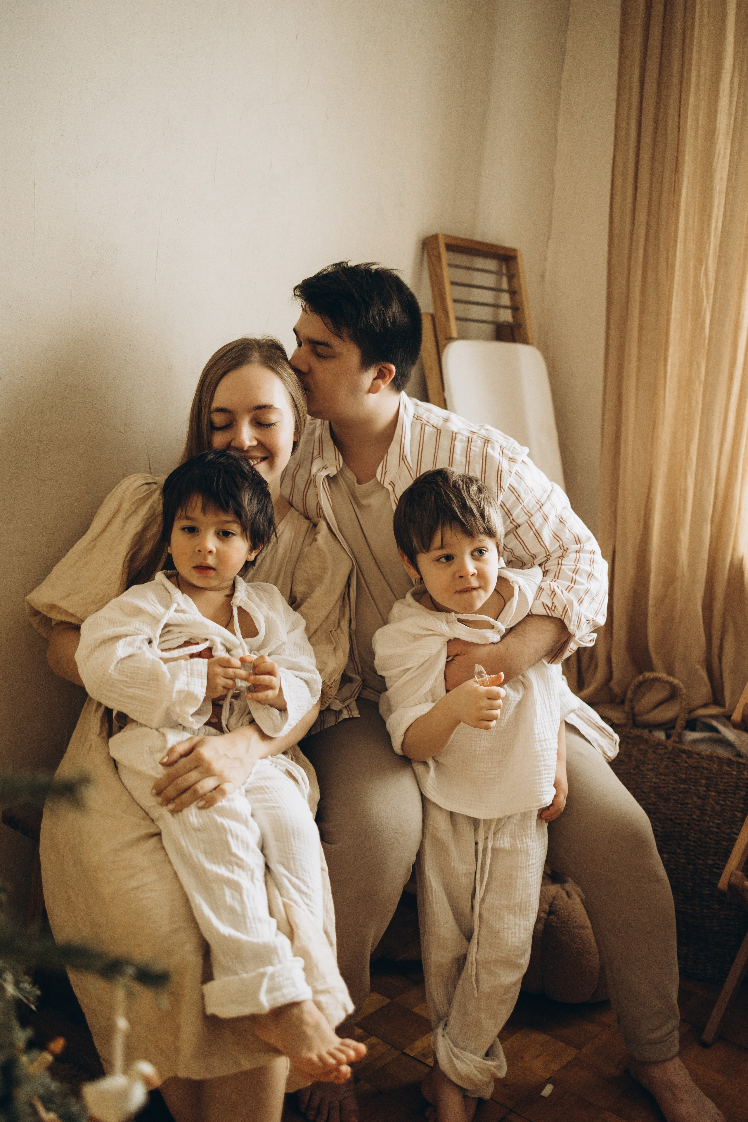 Оля, Саша, Елисей и Демид. Семейный фотограф в Москве Виктория Ястребинская