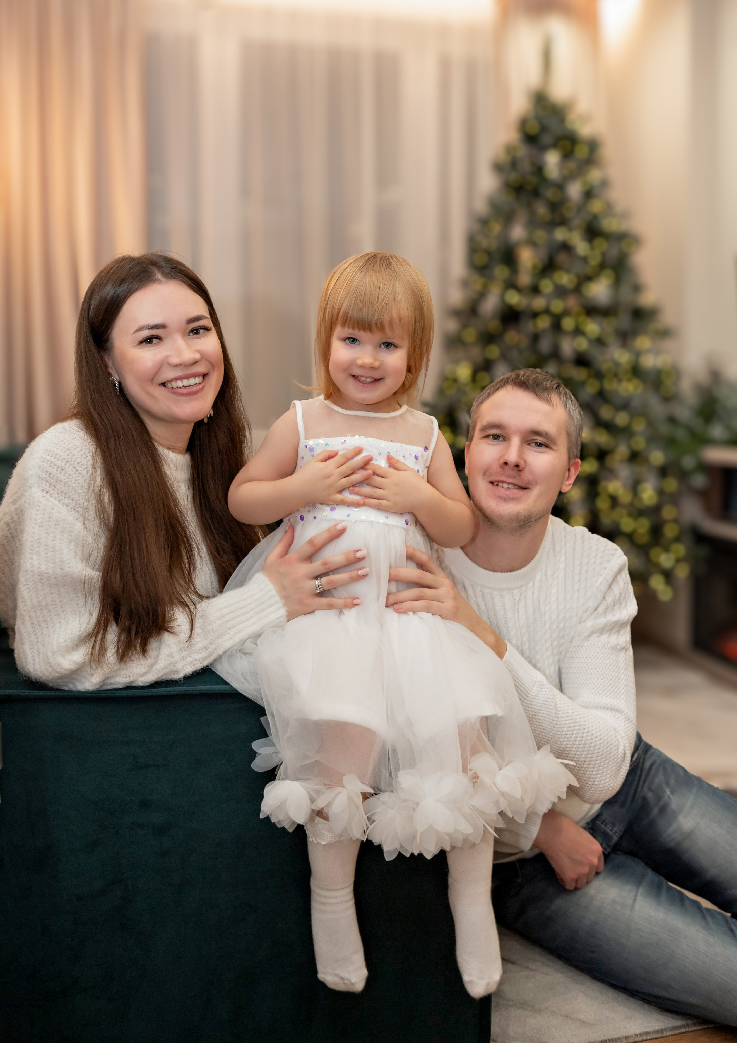 Новогодняя домашняя фотосессия. Детский и семейный фотограф г. Москва Оксана Катаджи