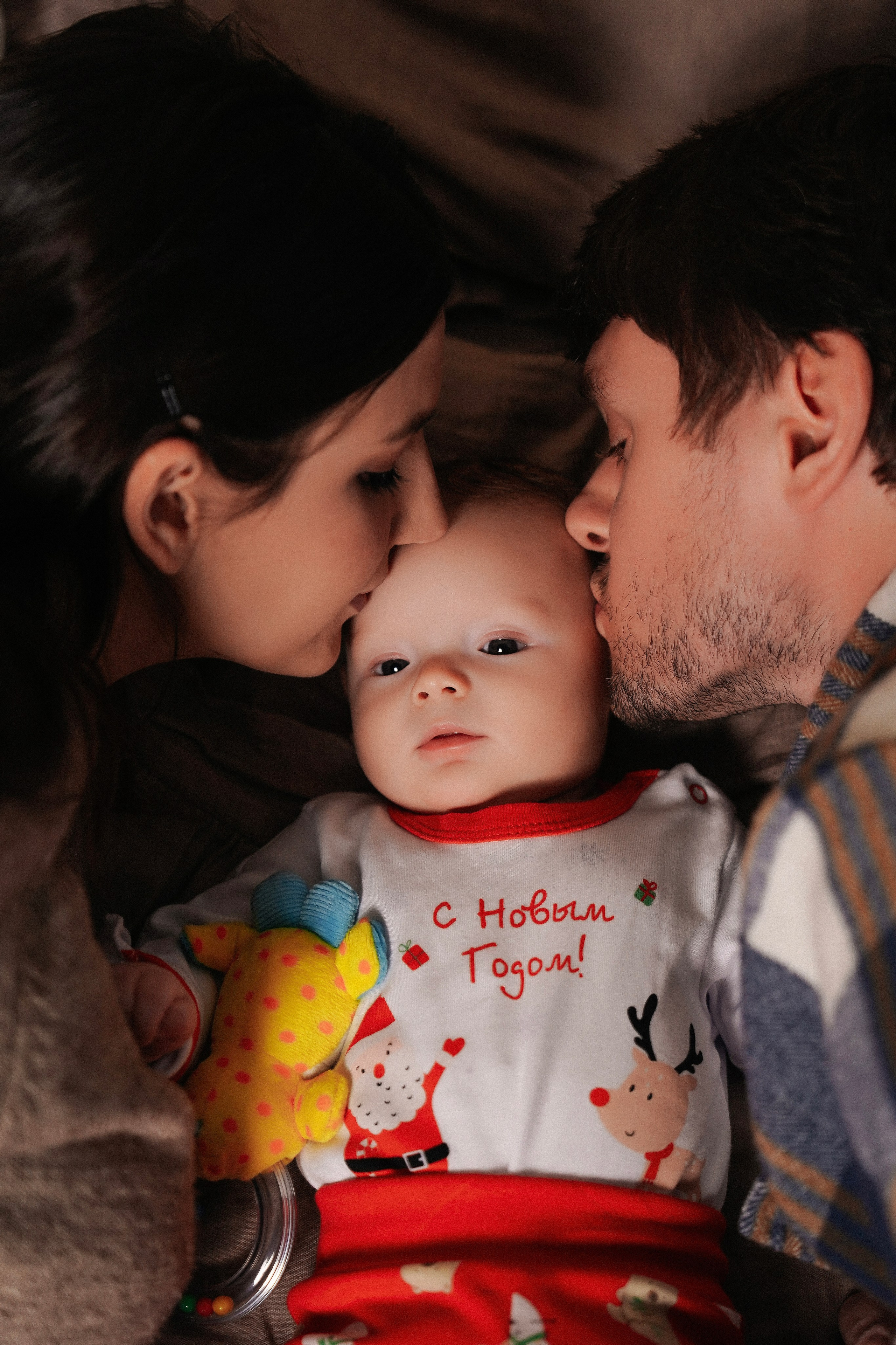 Семейная новогодняя съёмка. Фотограф с психологическим образованием