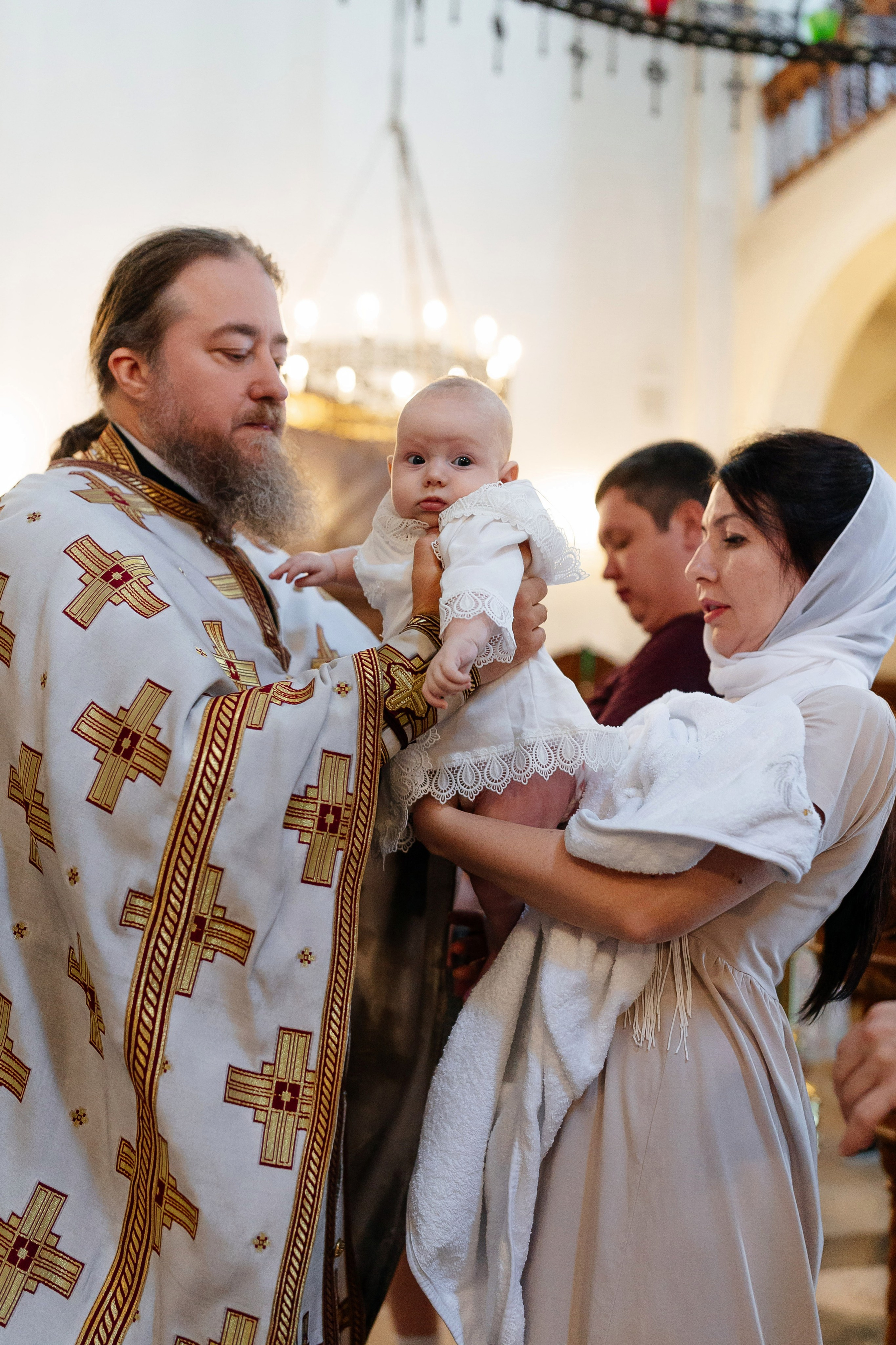 Крещение Анастасии. Семейный и детский фотограф в Москве Александра Мак