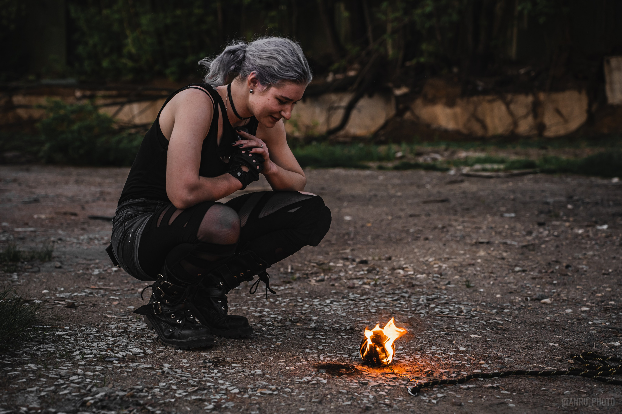 Огненная тренировка. Репортажный фотограф Анастасия Рубцова
