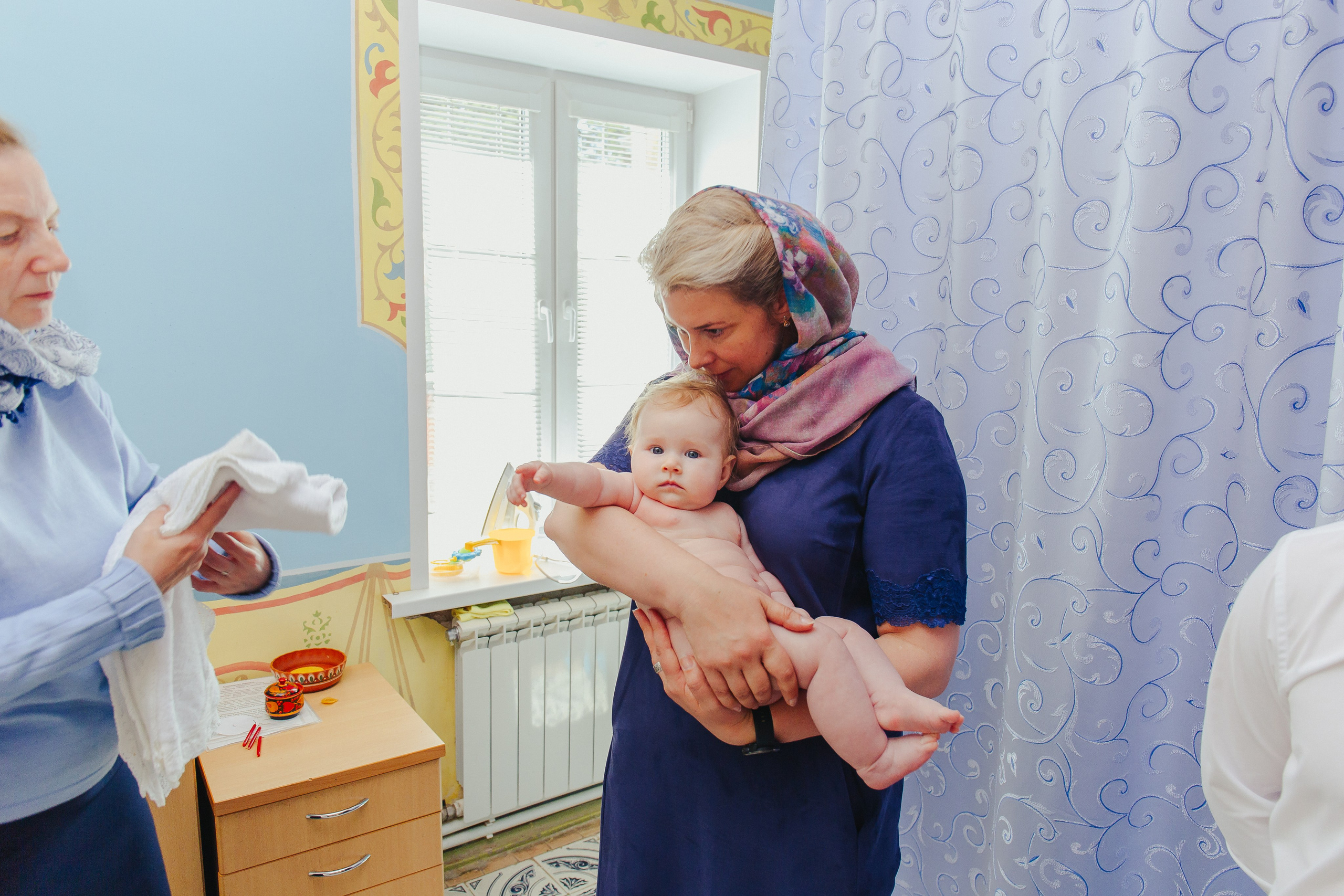 Фотосессия крещения малыша. Фотограф новорожденных и детский в Сергиевом Посаде Кругликова Юлия