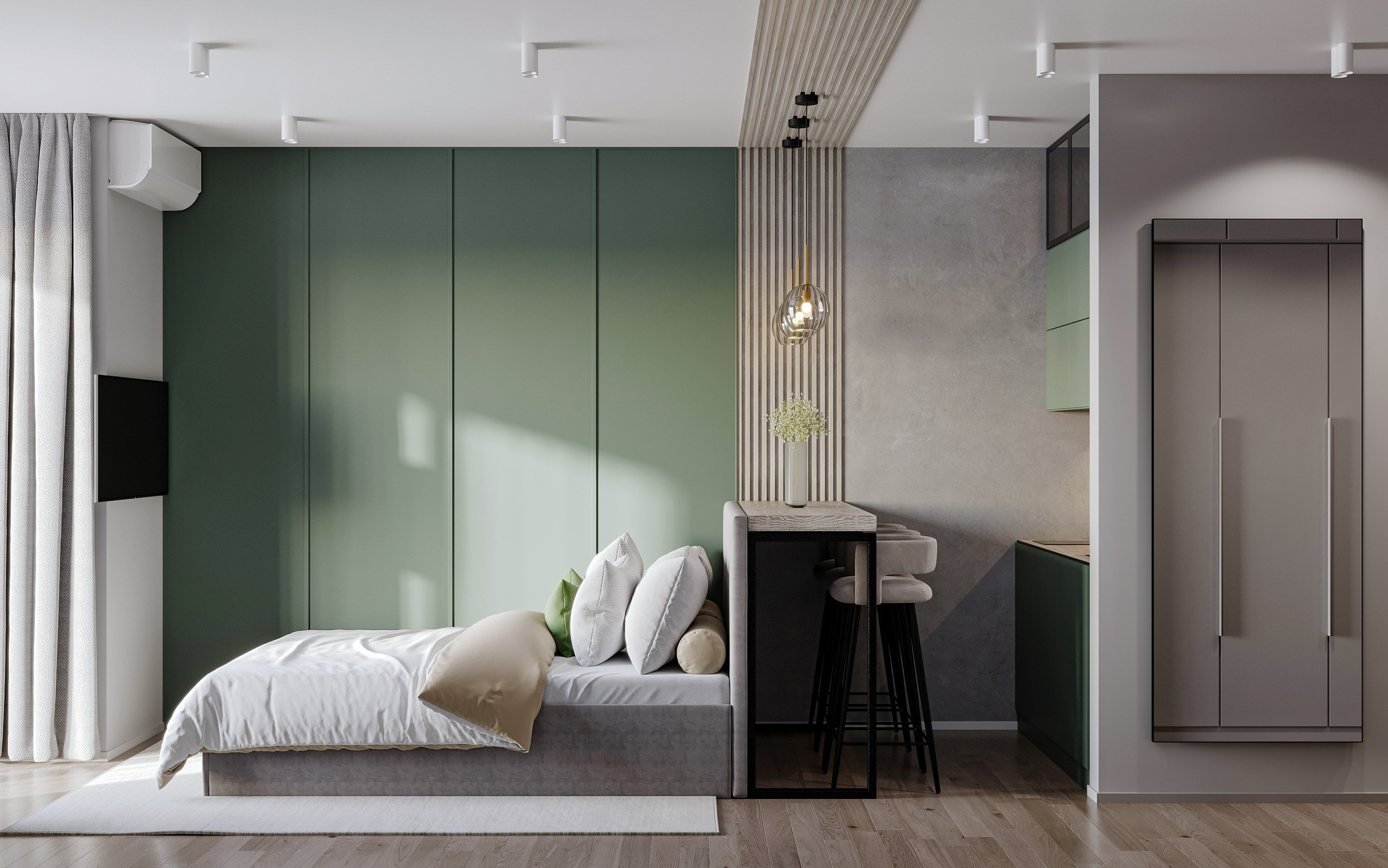 Проект Green. Дизайн интерьера под ключ в Сочи и РФ