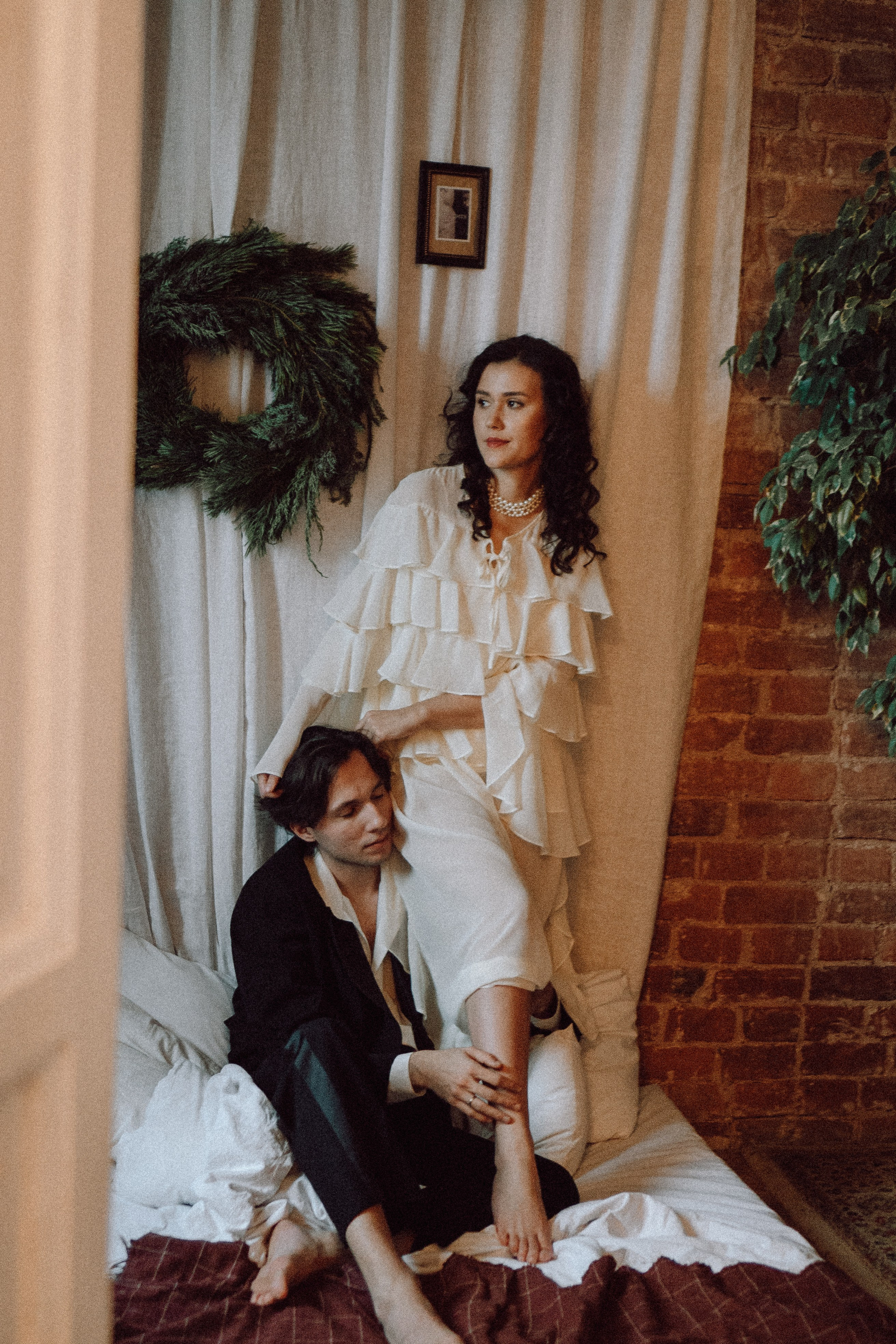 УТРО ЖЕНИХА И НЕВЕСТЫ В ФОТОСТУДИИ И ОСНОВНАЯ ФОТОСЕСИСИЯ ЗИМОЙ. Профессиональный фотограф, Санкт-Петербург — Виктория Богомолова