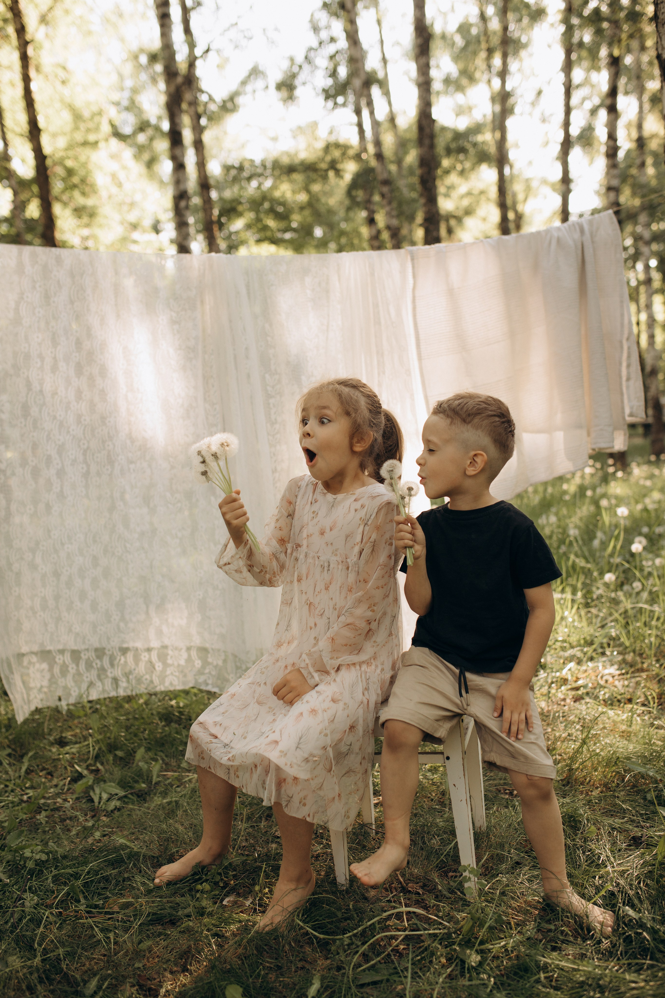 Ксюша, Даша, Миша. Фотограф Людмила Оюн