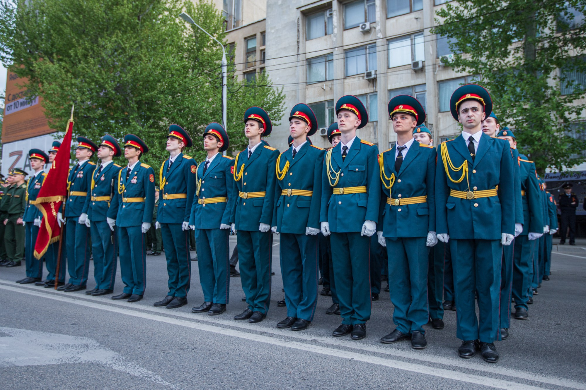 Репетиция к параду Победы в Краснодаре (2022 год). Репортажный, промышленный и маркетплейс-фотограф Дмитрий Чернат