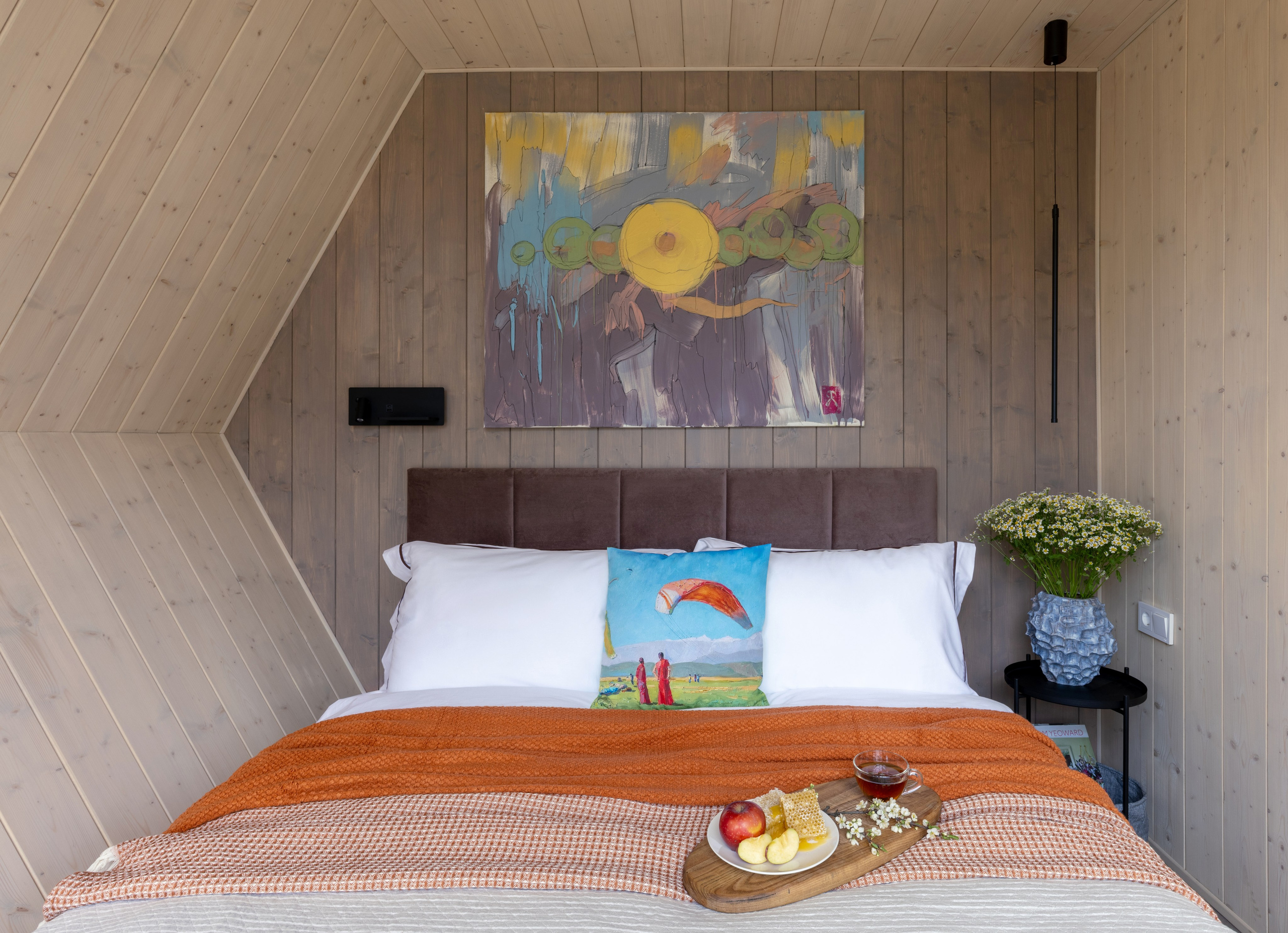 Оформление керамикой модульных домов AS-HOUSE. Авторская керамика в Москве, художник Екатерина Кудряшова