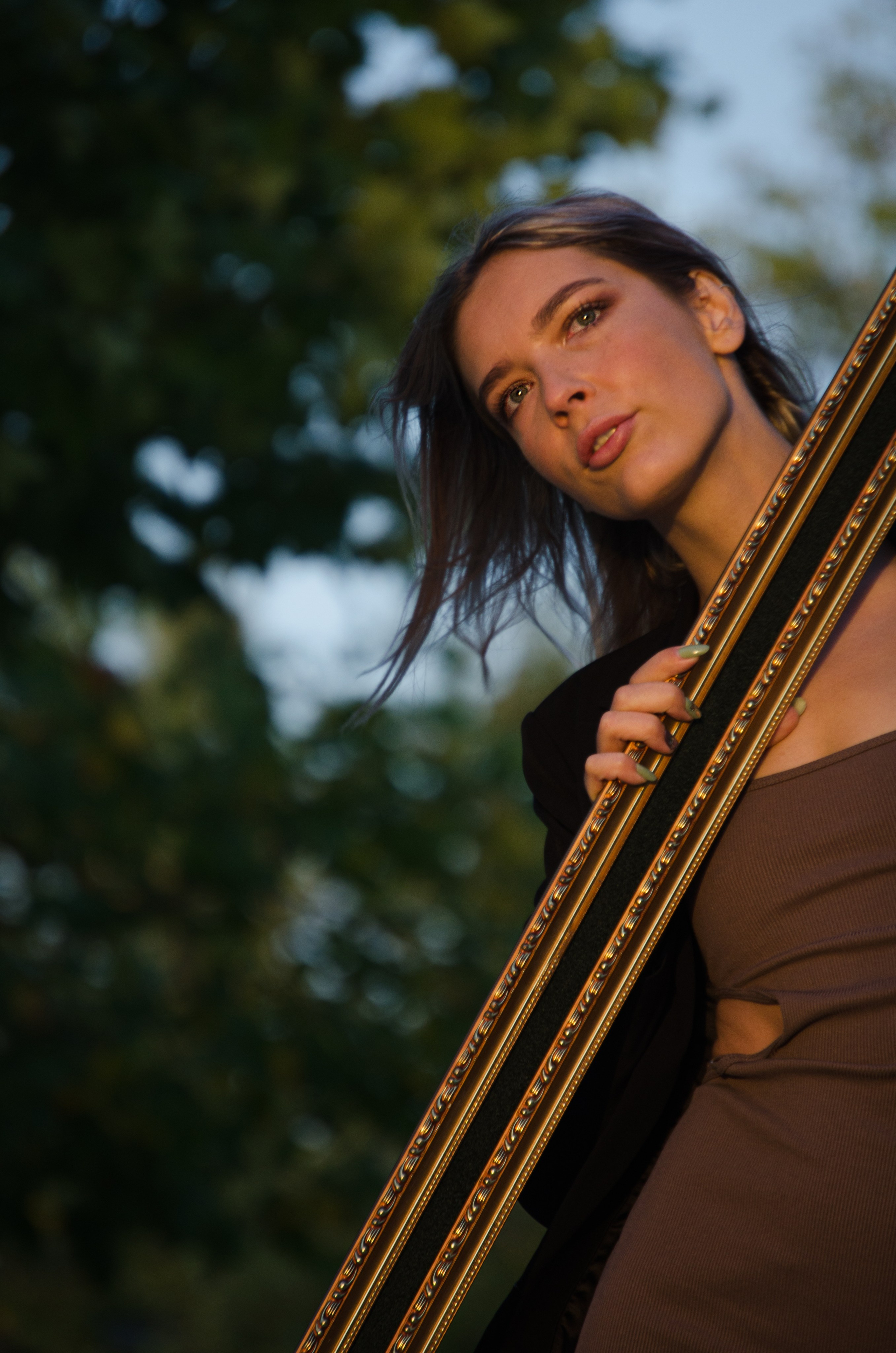 Диана в парке. Портретный фотограф в Краснодаре Юлия Кудряшова