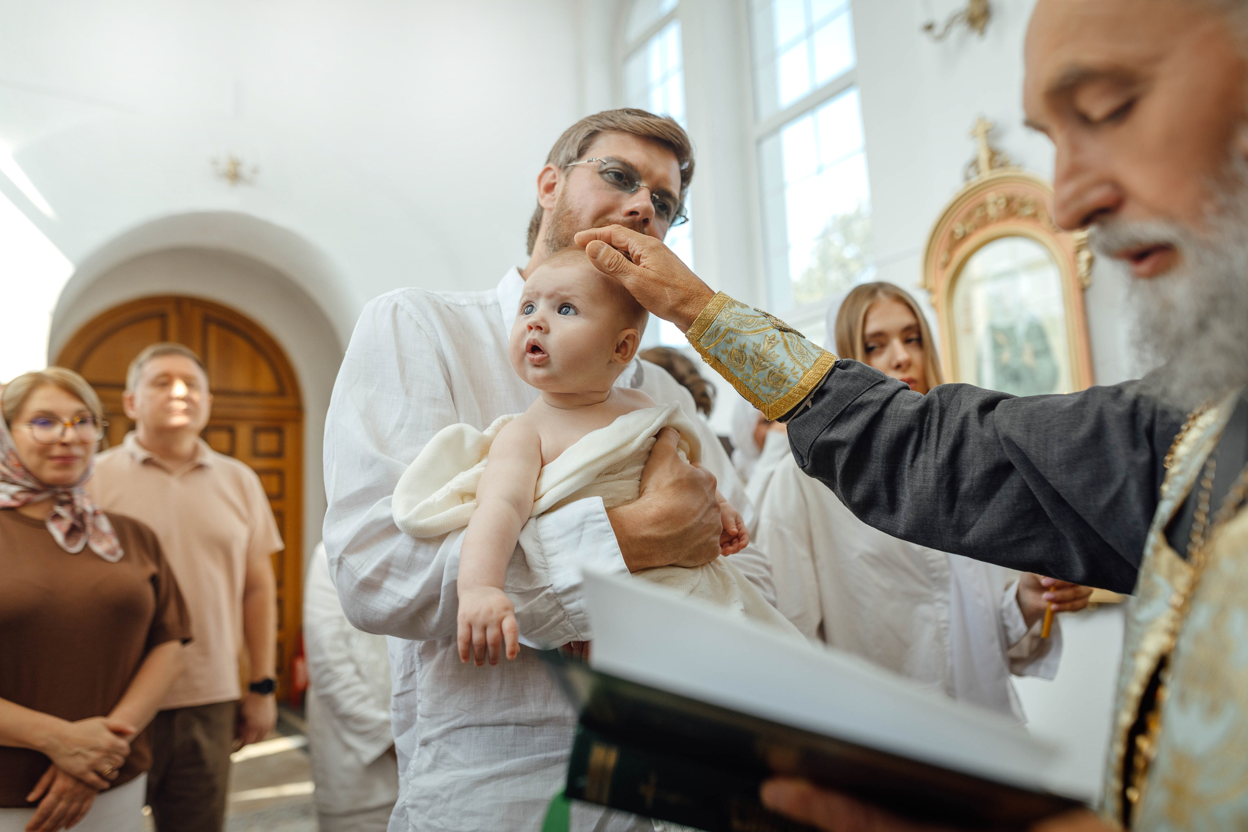 Крещение Мишель, гп. Ивенец, храм Ефросинии Полоцкой, август 2025