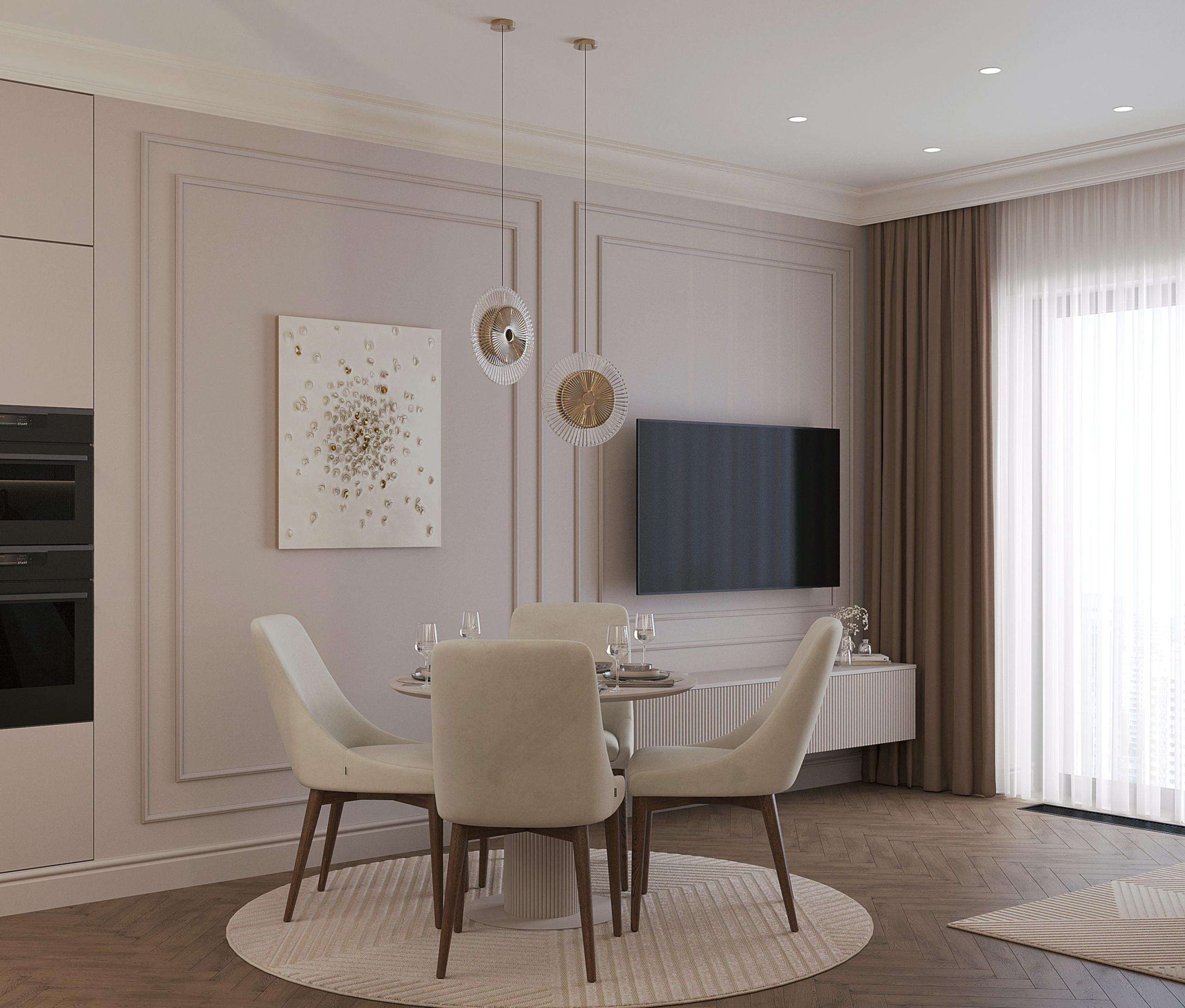 Проект ЖК City Bay Москва. Студия дизайна интерьера Лактионовой Елены