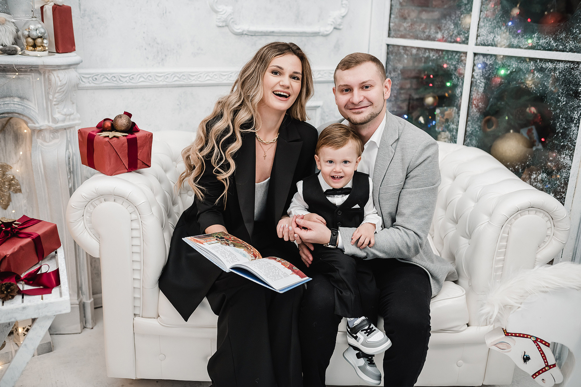 Новогодняя фотостудия в Дубне Кимрах Талдоме. Свадебный фотограф в Дубне Алексей Фонарёв